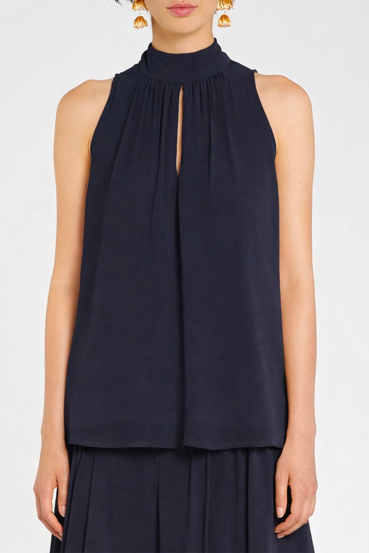 MARELLA TOP-CANOTTIERA IN TES.  ROSA / 34 Top in viscosa donna Marella Mllgoccia