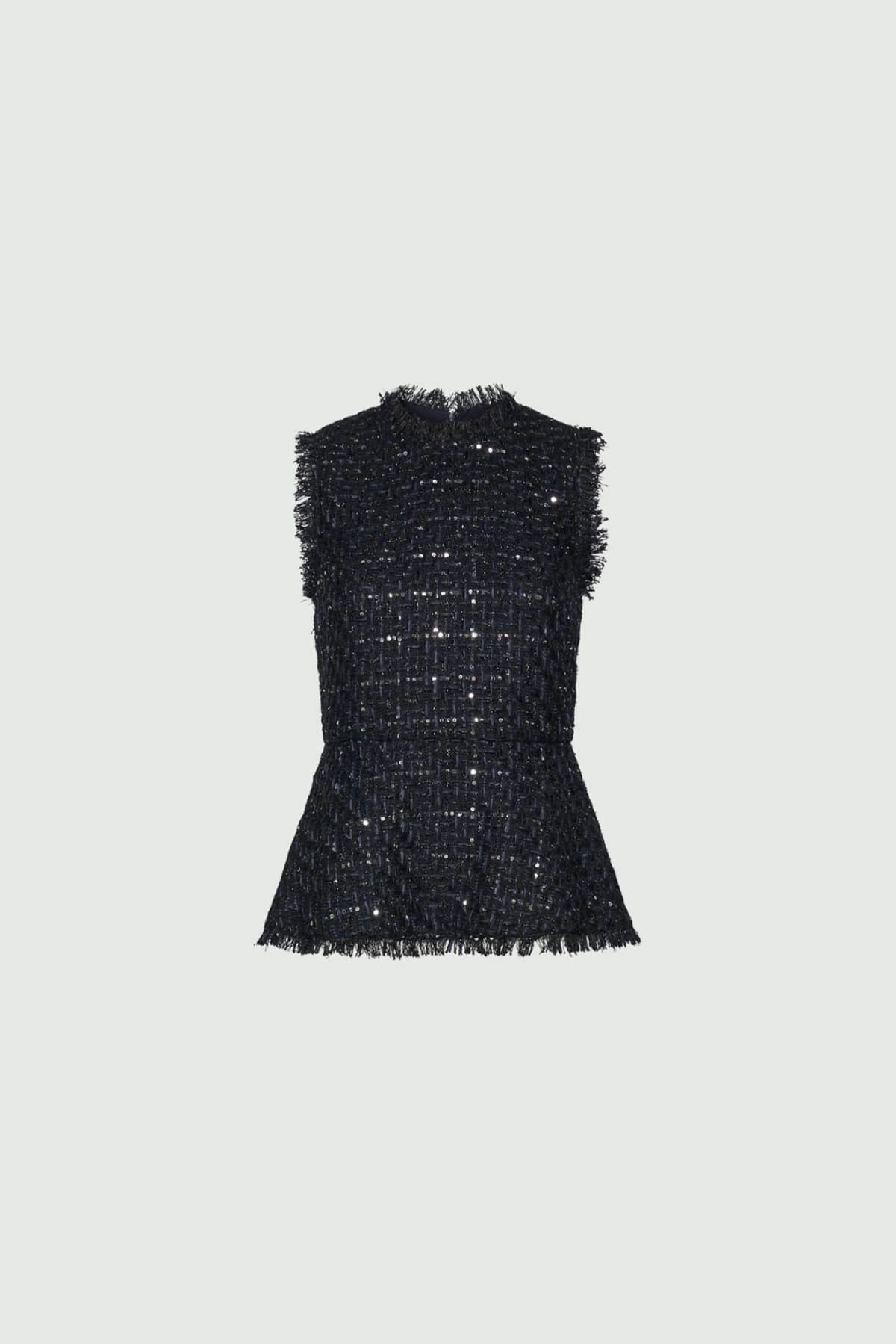 MARELLA TOP-CANOTTIERA IN TES.  BLUE / 34 Top donna Marella Mlloca