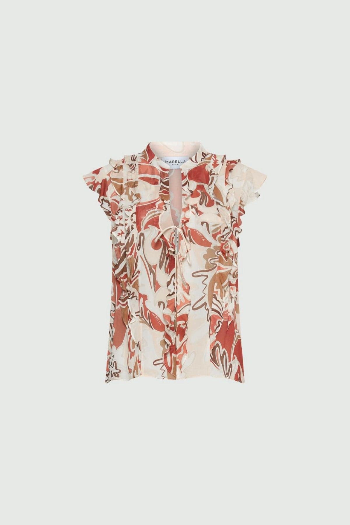 MARELLA TOP-CANOTTIERA IN TES.  FANTASIA / 34 Blusa in viscosa donna Marella Ugola