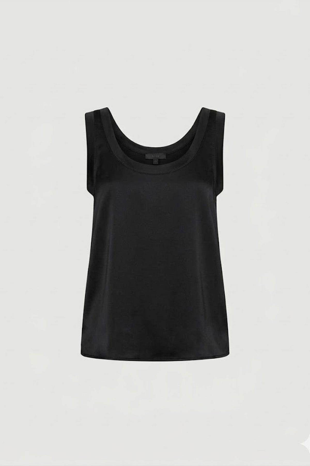 MARELLA TOP-CANOTTIERA IN TES.  NERO / 34 Top donna Marella 365 Alacre