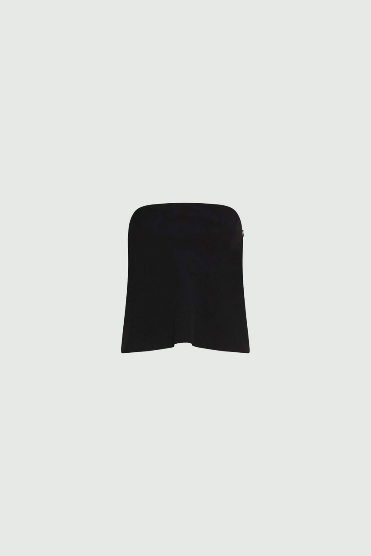 MARELLA TOP-CANOTTIERA IN TES.  NERO / 34 Top donna Marella Mltcicala