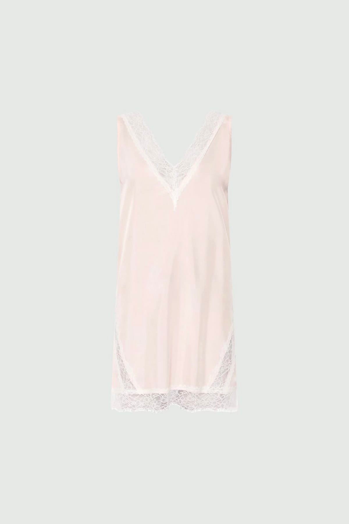 MARELLA TOP-CANOTTIERA IN TES.  ROSA CIPRIA / 34 Top in seta lavorata donna Marella Mlscostone