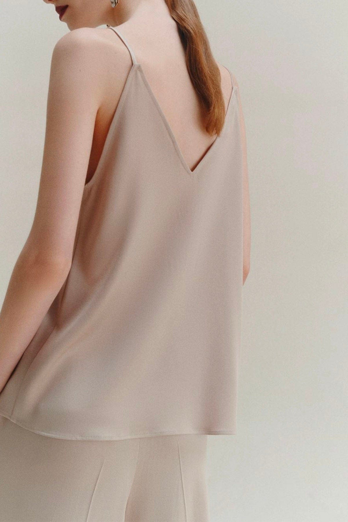 MARELLA TOP-CANOTTIERA IN TES.  Top/Canotta scollo a V Marella Carso