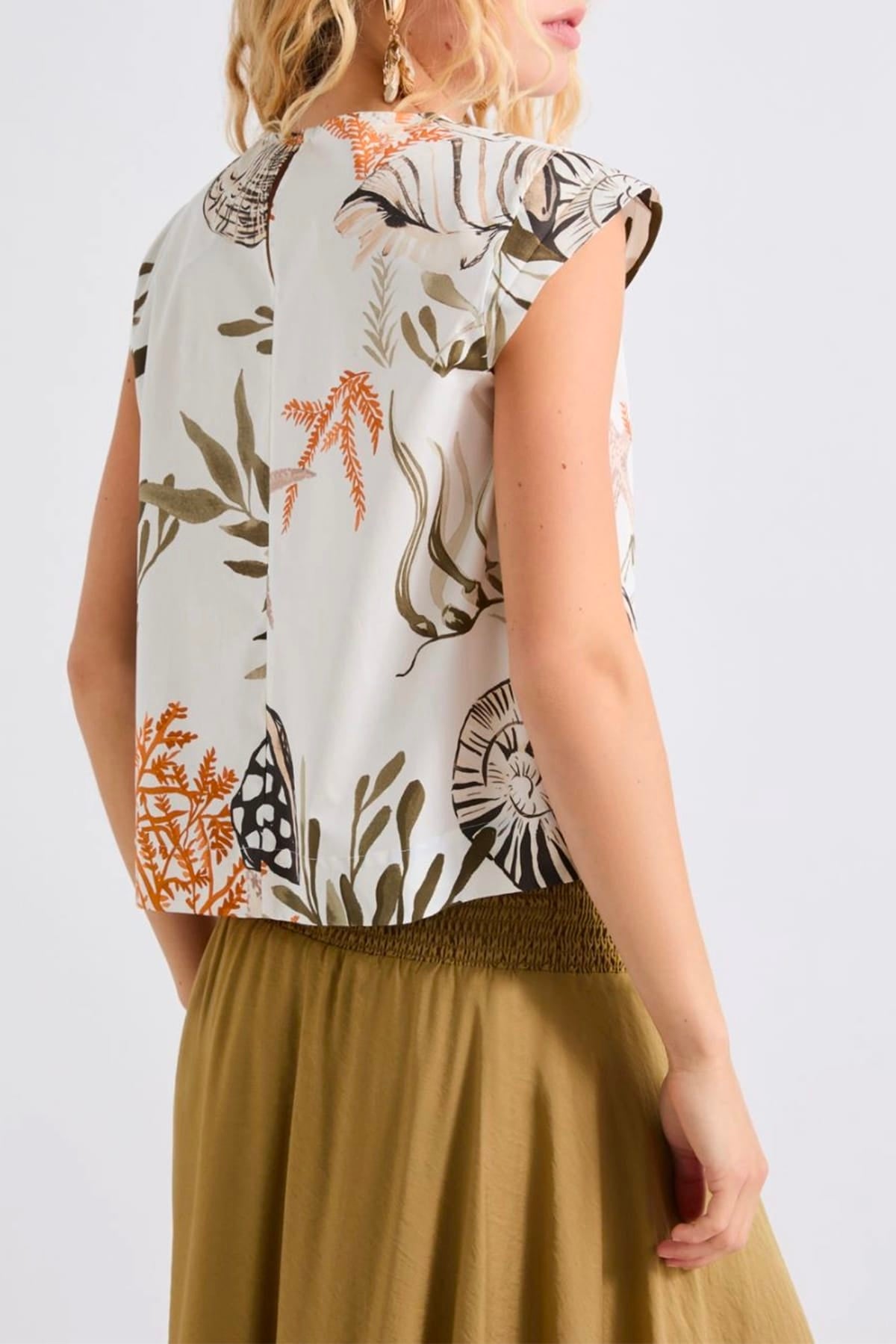 MARELLA TOP-CANOTTIERA IN TES.  Top donna Marella Mllaffine