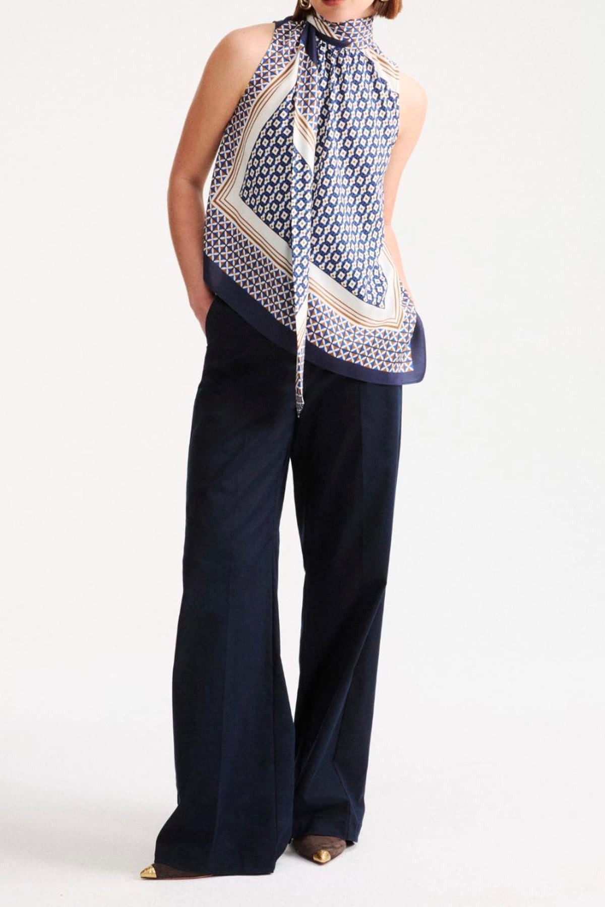 MARELLA TOP-CANOTTIERA IN TES.  Top donna Marella Mllgenio