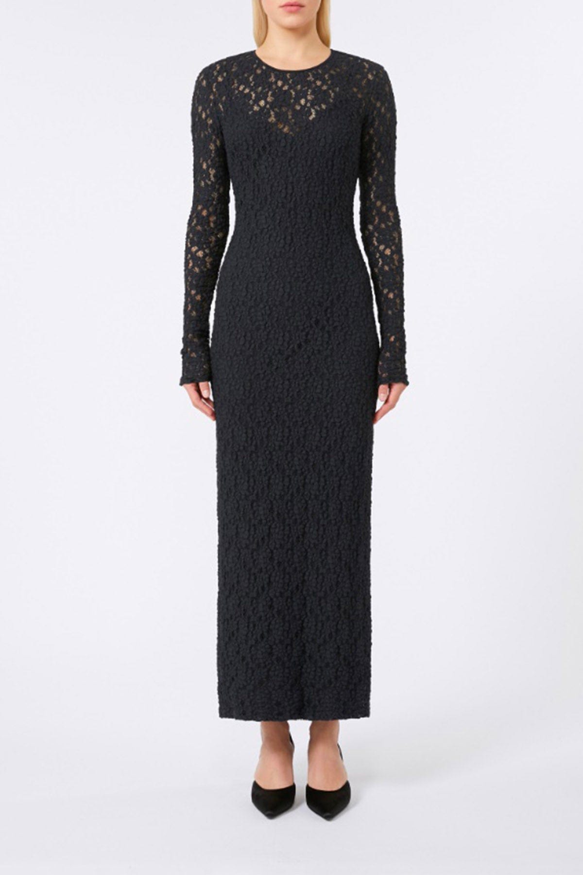 MAXMARA&#39;S BRANDS 2 PEZZI IN JERSEY  Abito lungo elegante donna Max Mara Studio Sarta
