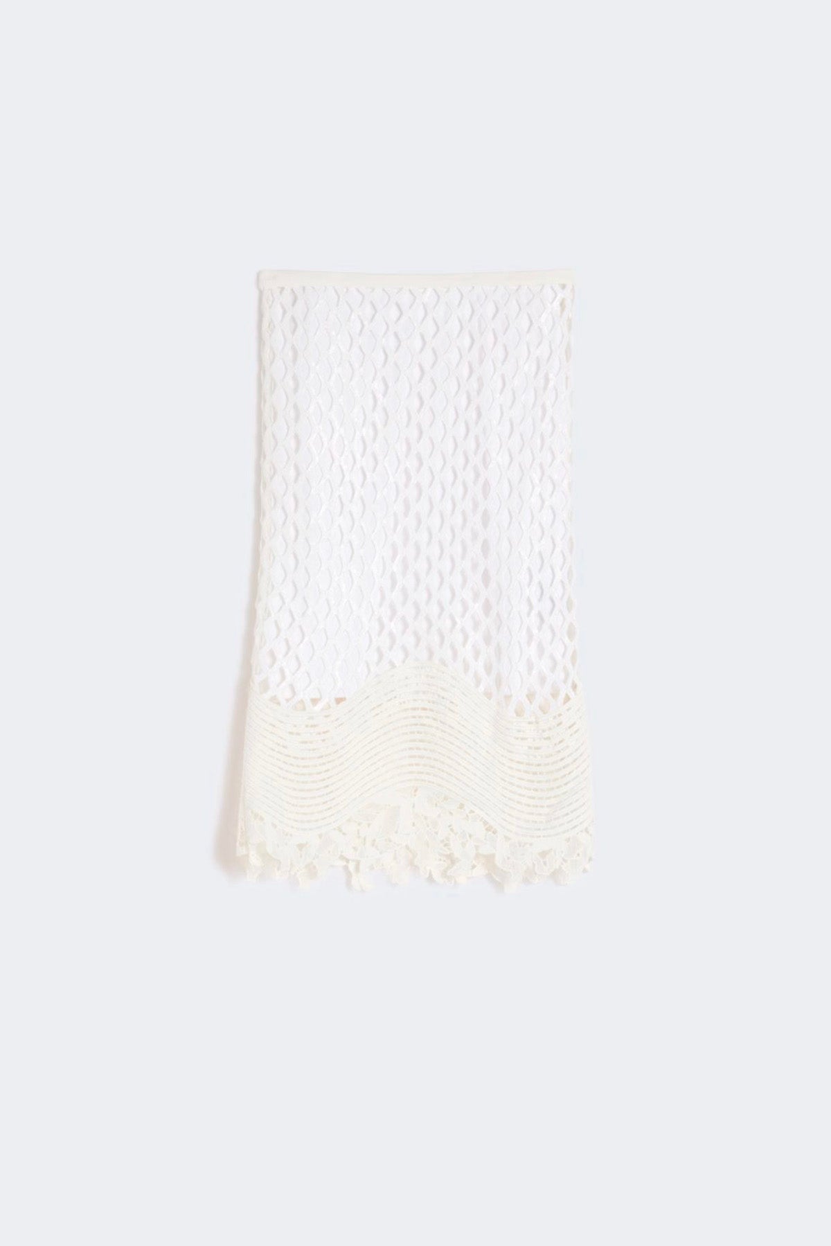 MAXMARA'S BRANDS 2 PEZZI IN JERSEY  BIANCO / XXS Gonna in pizzo bianca Sportmax Spxsala