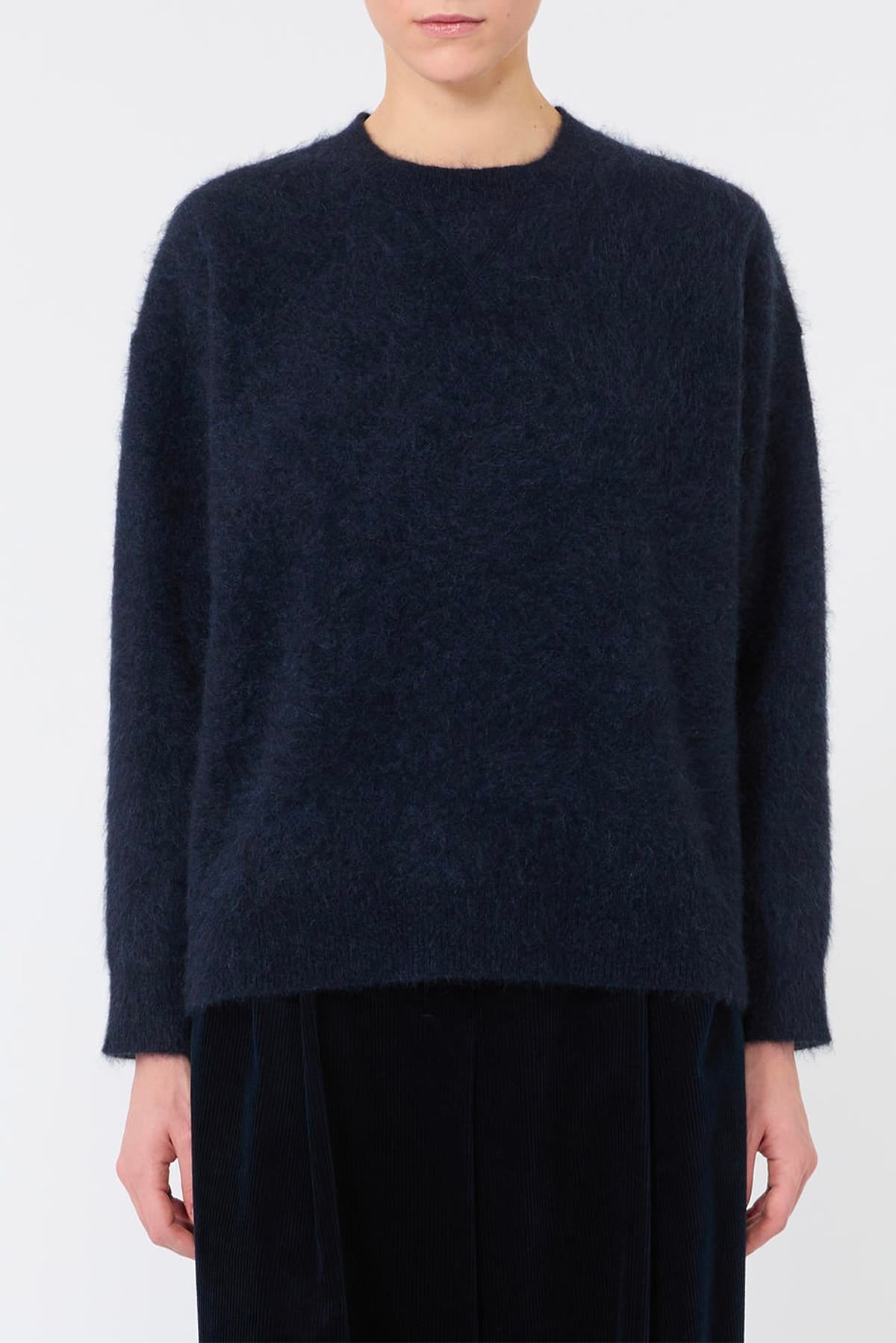 MAXMARA'S BRANDS 2 PEZZI IN MAGLIA  BLU / XXS Maglia in Yak con girocollo abbinato 'S Max Mara Smmaria