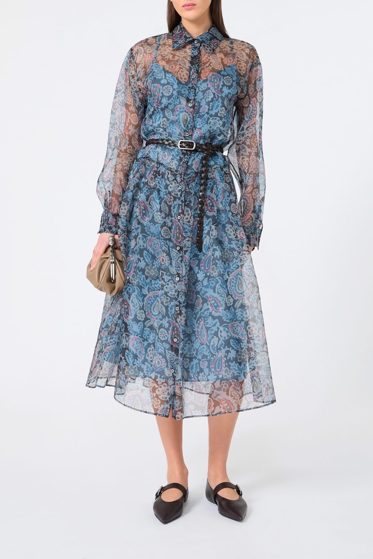 MAXMARA'S BRANDS ABITO + 1 PEZZO  Abito in organza di seta Max Mara Weekend Wkdslalom