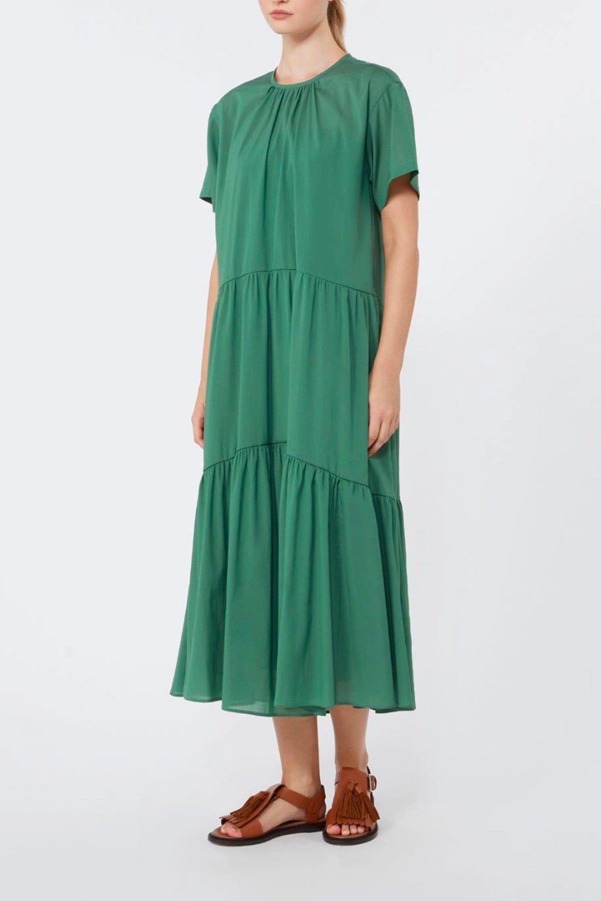MAXMARA'S BRANDS ABITO + 1 PEZZO  Abito lungo verde donna Max Mara Weekend Wkdalloro