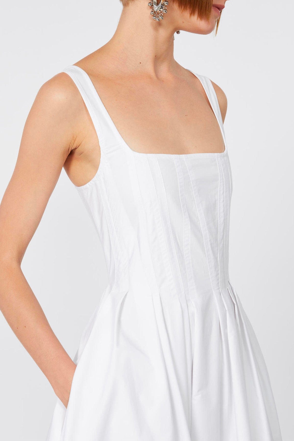 MAXMARA'S BRANDS ABITO  Abito bianco in cotone donna Sportmax Spxgiro