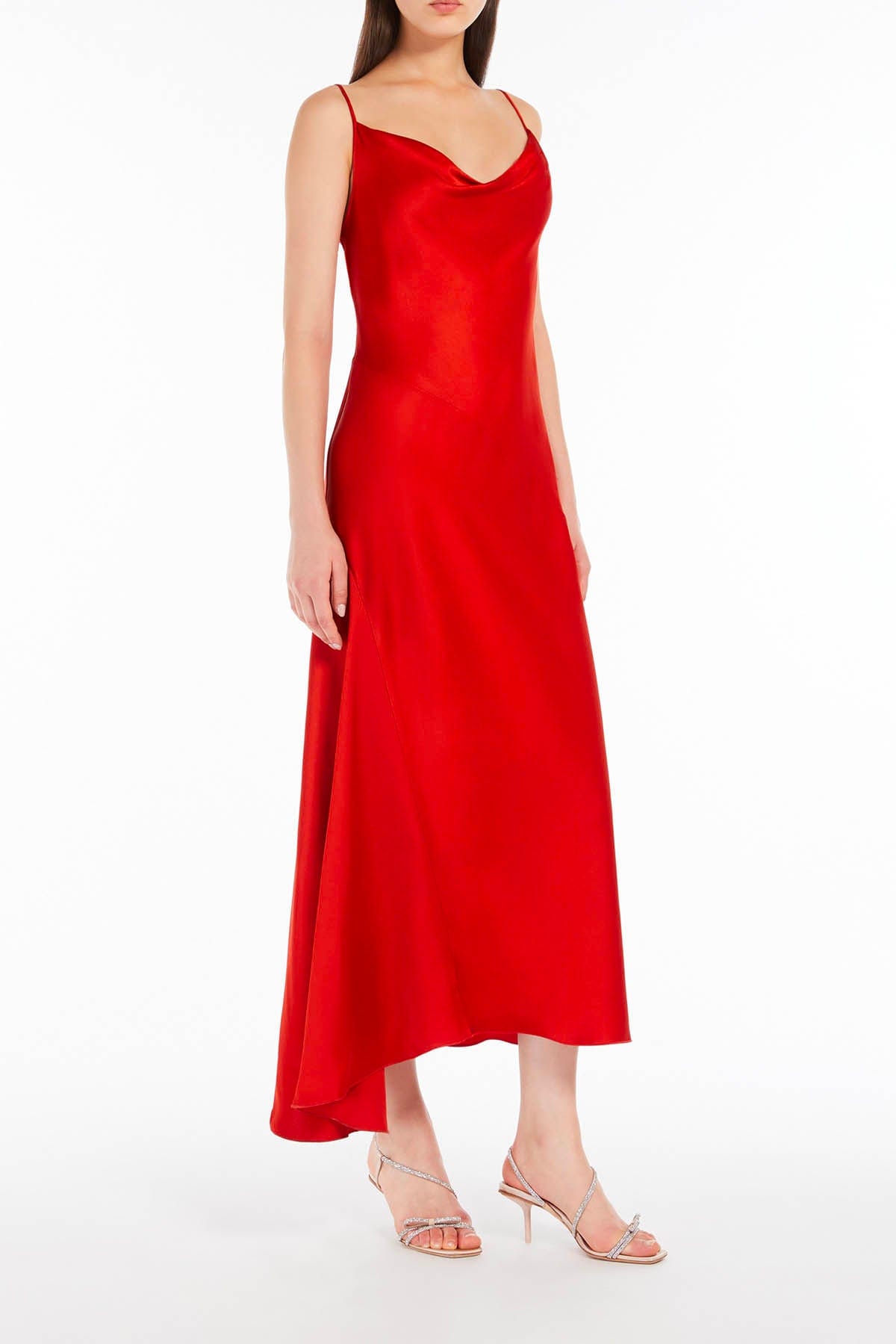 MAXMARA'S BRANDS ABITO  ROSSO / 34 Abito Elegante Donna Max Mara Studio Netto