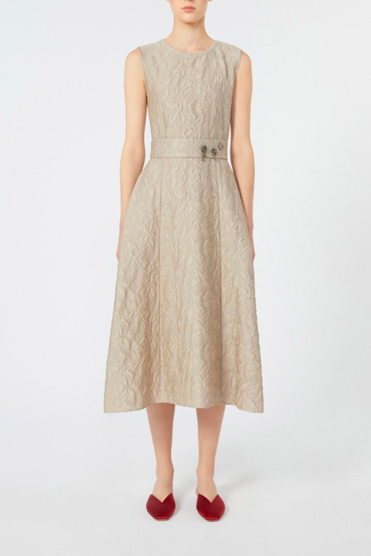 MAXMARA'S BRANDS ABITO  BEIGE NEUTRO / 34 Abito elegante 'S Max Mara Fiaba