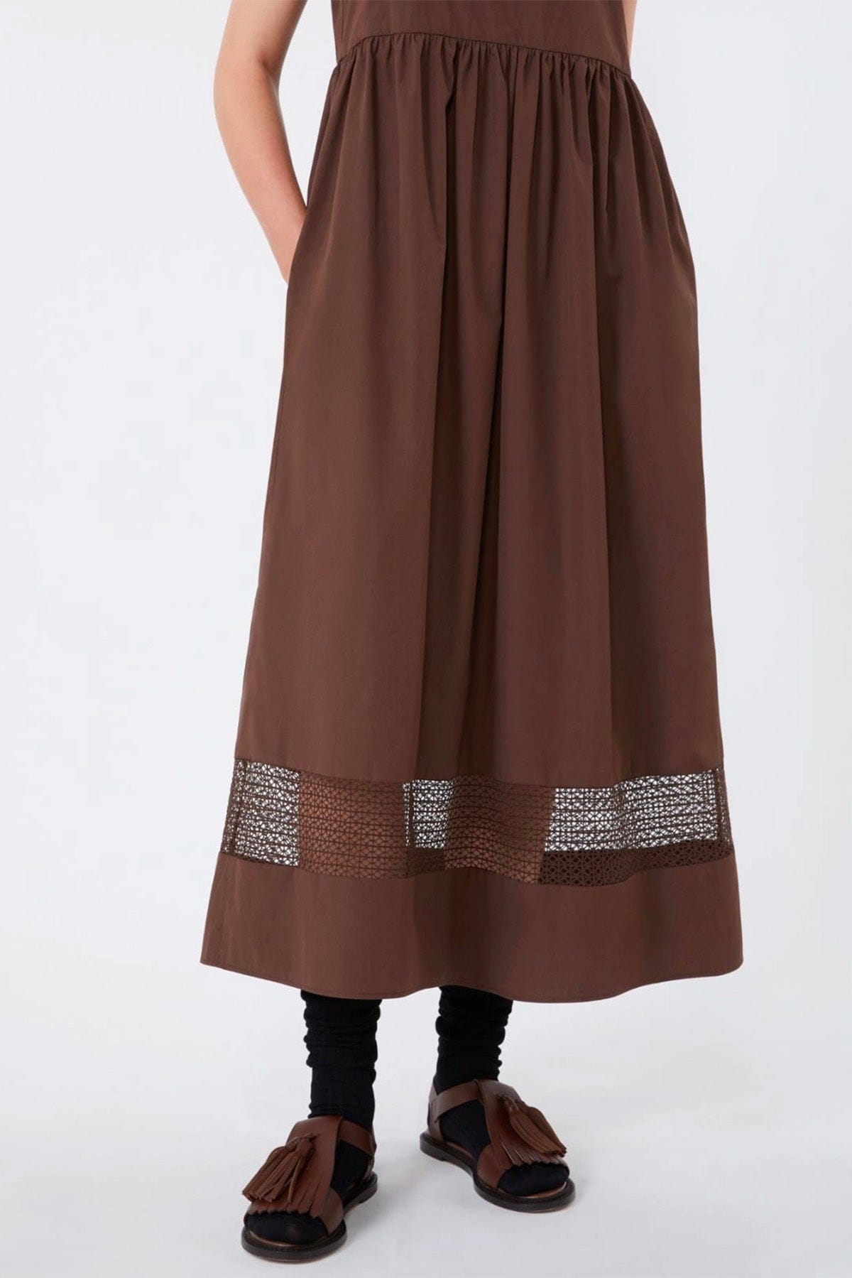 MAXMARA'S BRANDS ABITO  Abito in cotone lungo donna Weekend Max Mara Wkdgola