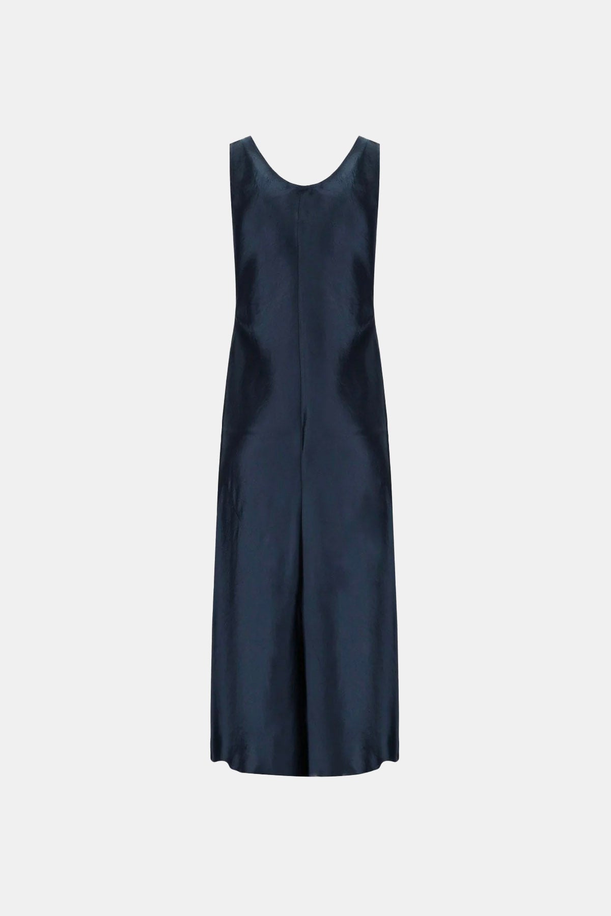 MAXMARA&#39;S BRANDS ABITO  Abito in raso di cotone blu Max Mara MM Talete