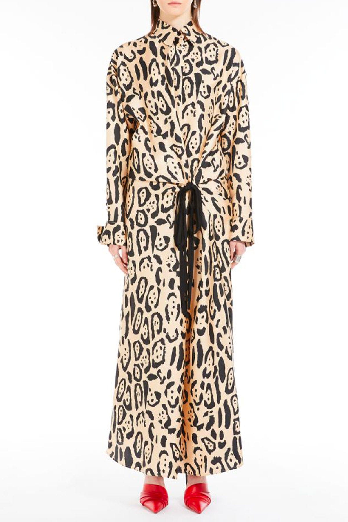 MAXMARA&#39;S BRANDS ABITO  Abito in seta donna Sportmax animalier Astoria