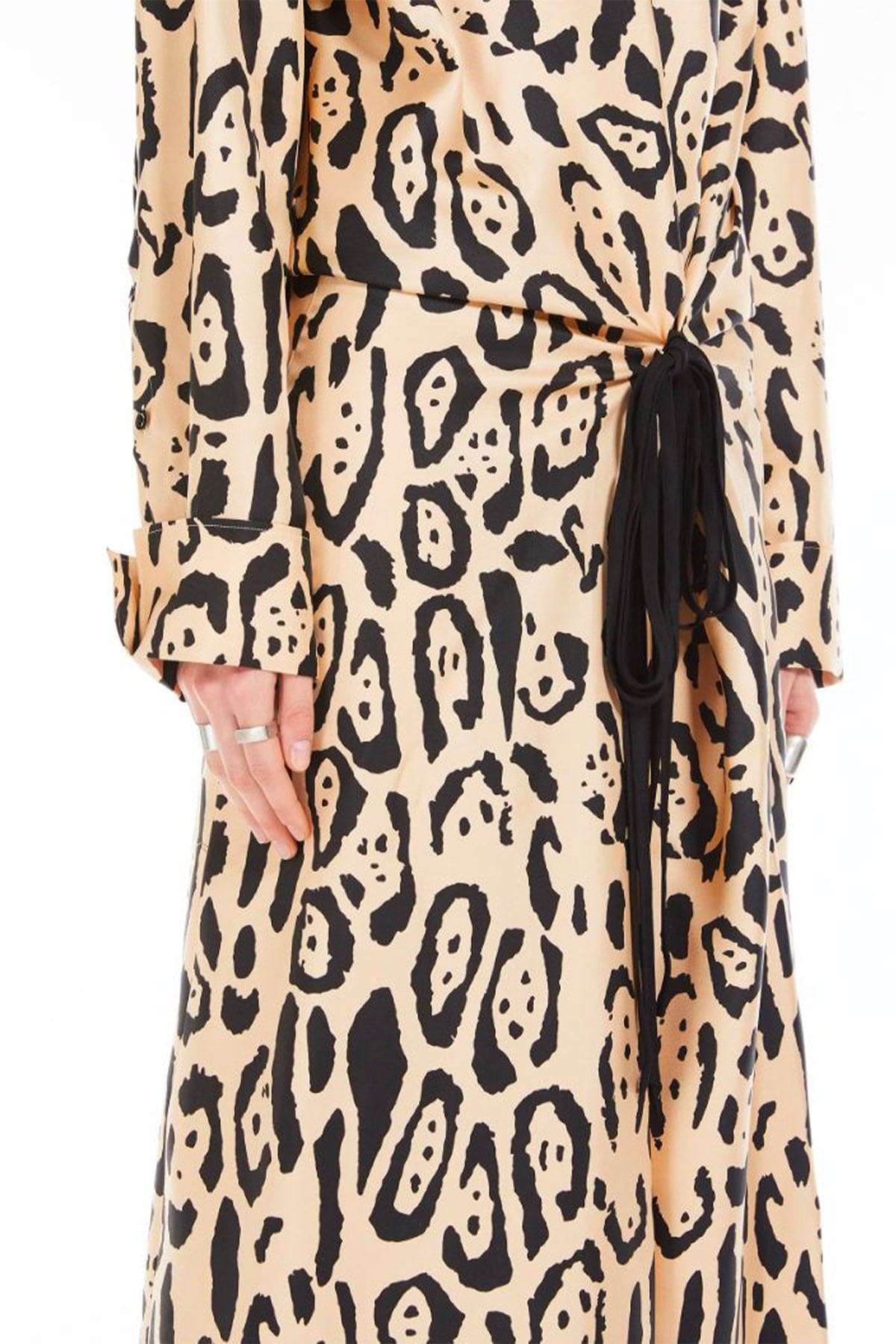 MAXMARA&#39;S BRANDS ABITO  Abito in seta donna Sportmax animalier Astoria