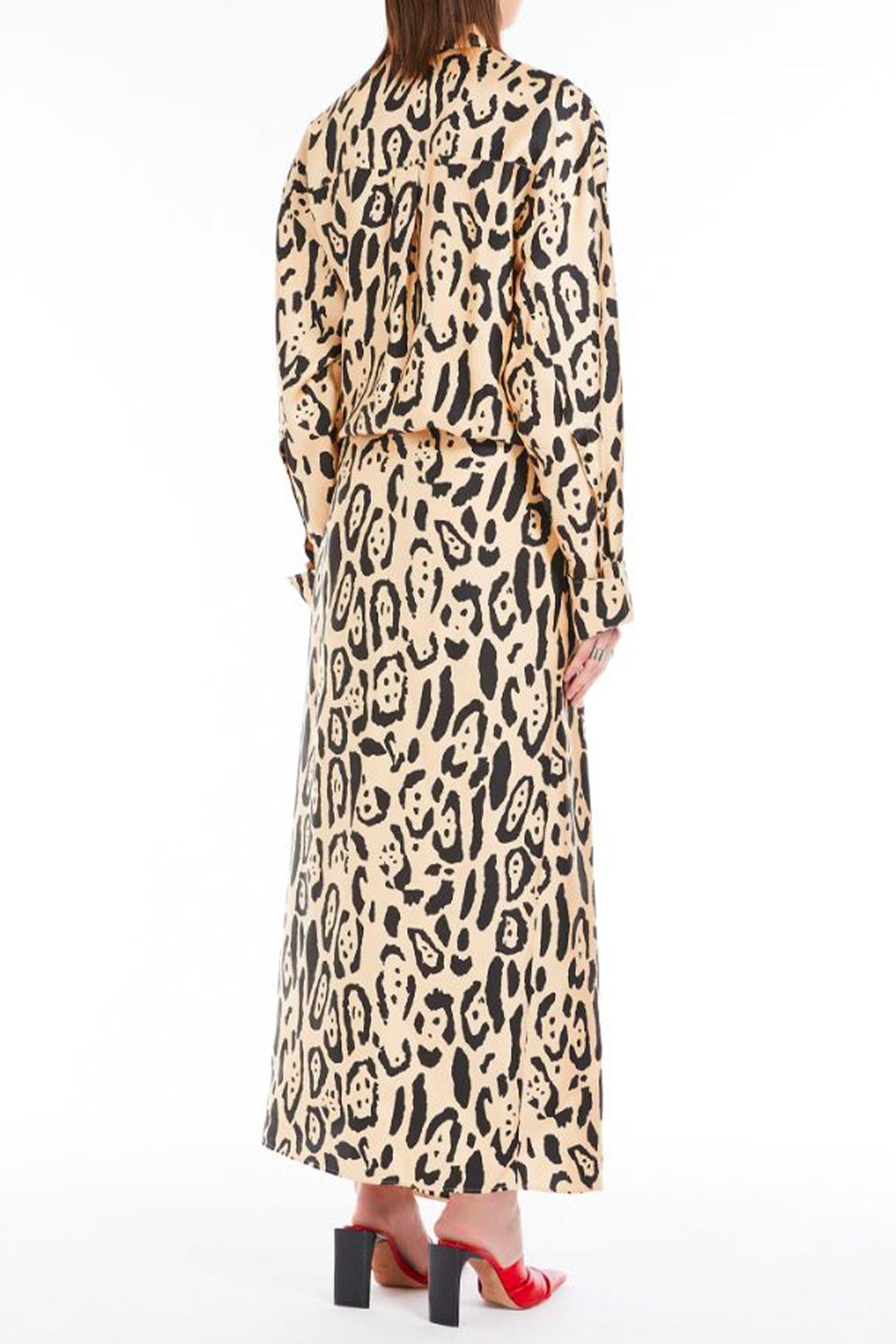 MAXMARA&#39;S BRANDS ABITO  Abito in seta donna Sportmax animalier Astoria