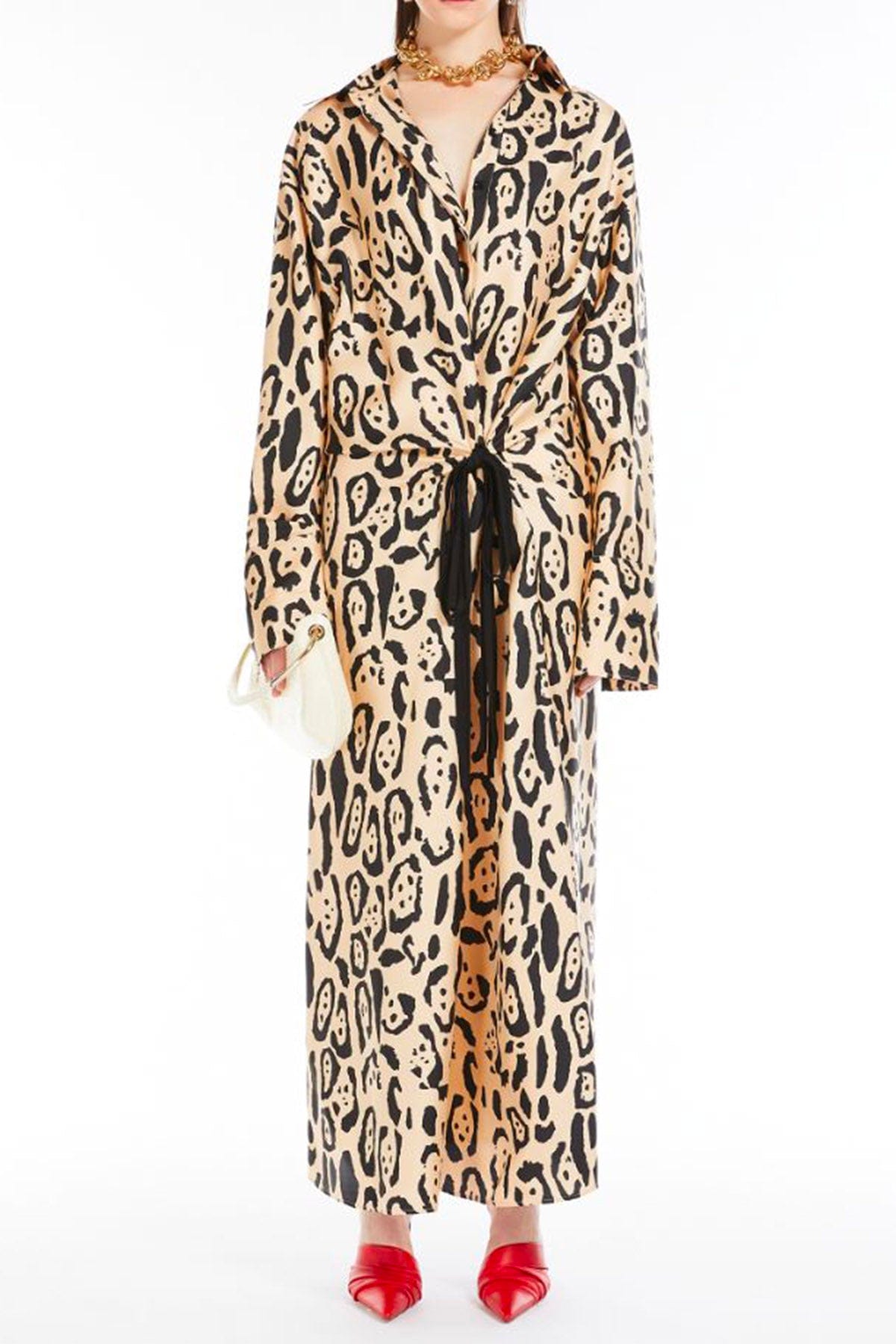 MAXMARA&#39;S BRANDS ABITO  Abito in seta donna Sportmax animalier Astoria