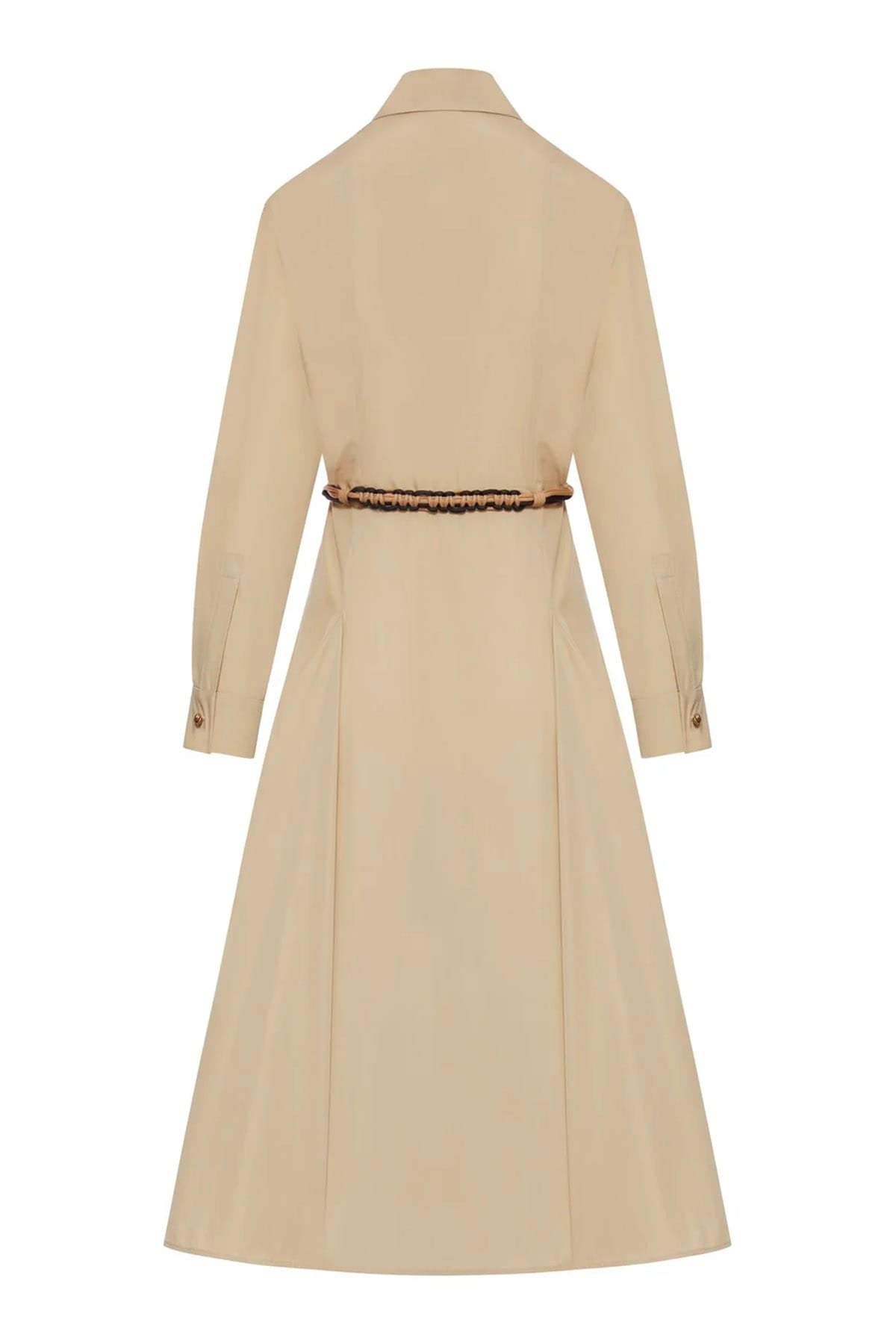 MAXMARA'S BRANDS ABITO  MARRONE COLONIALE / 34 Abito lungo donna Max Mara Studio Mstaffetto