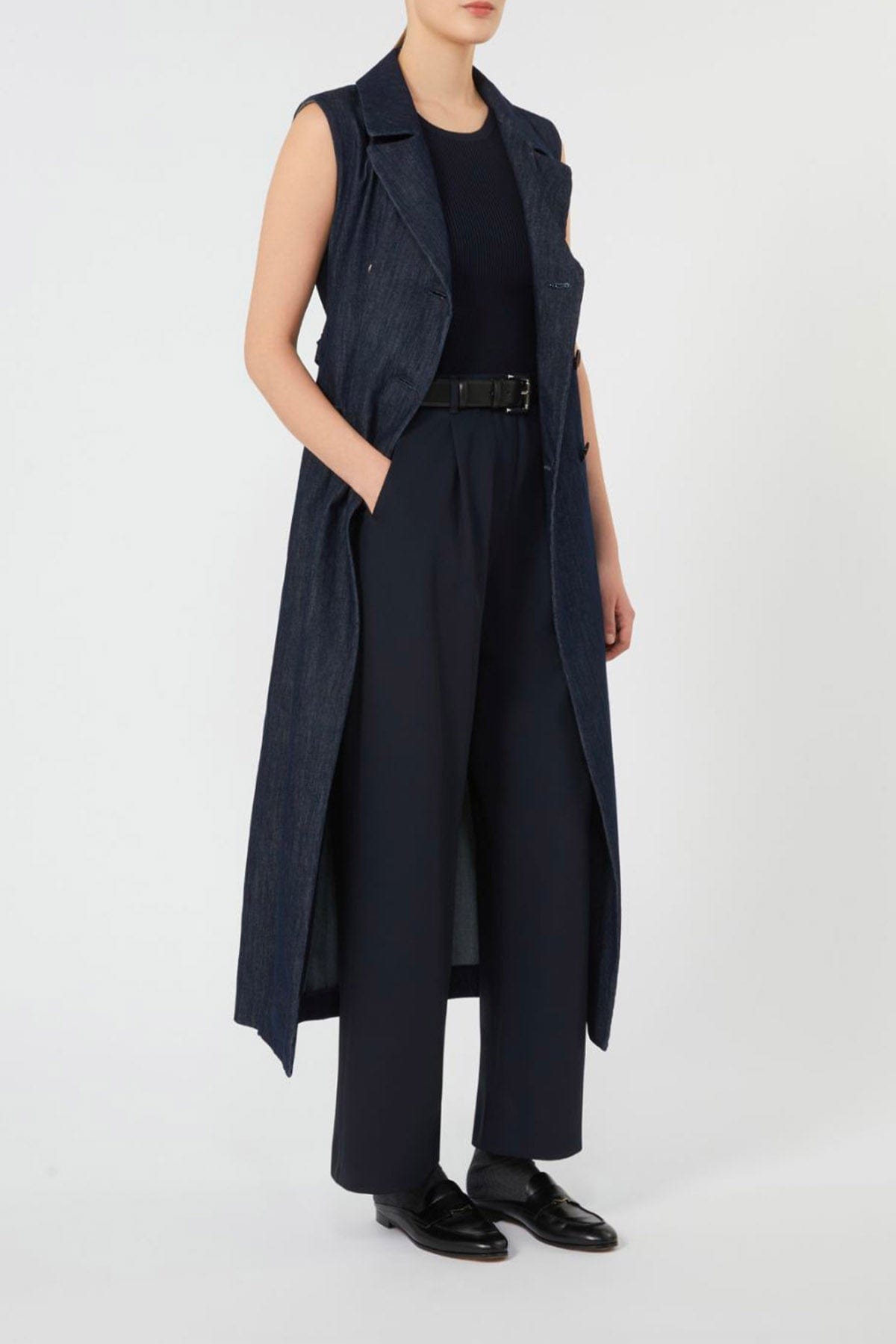 MAXMARA&#39;S BRANDS ABITO  Abito lungo in denim donna &#39;S Max Mara Greta