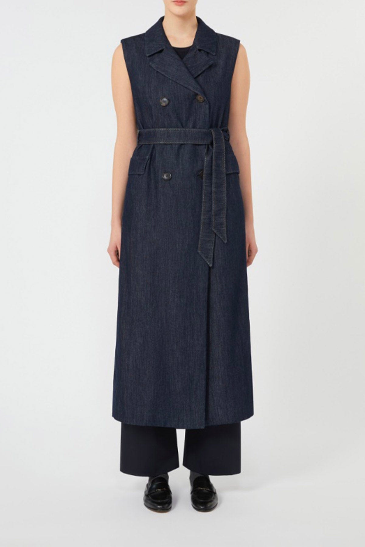 MAXMARA&#39;S BRANDS ABITO  Abito lungo in denim donna &#39;S Max Mara Greta