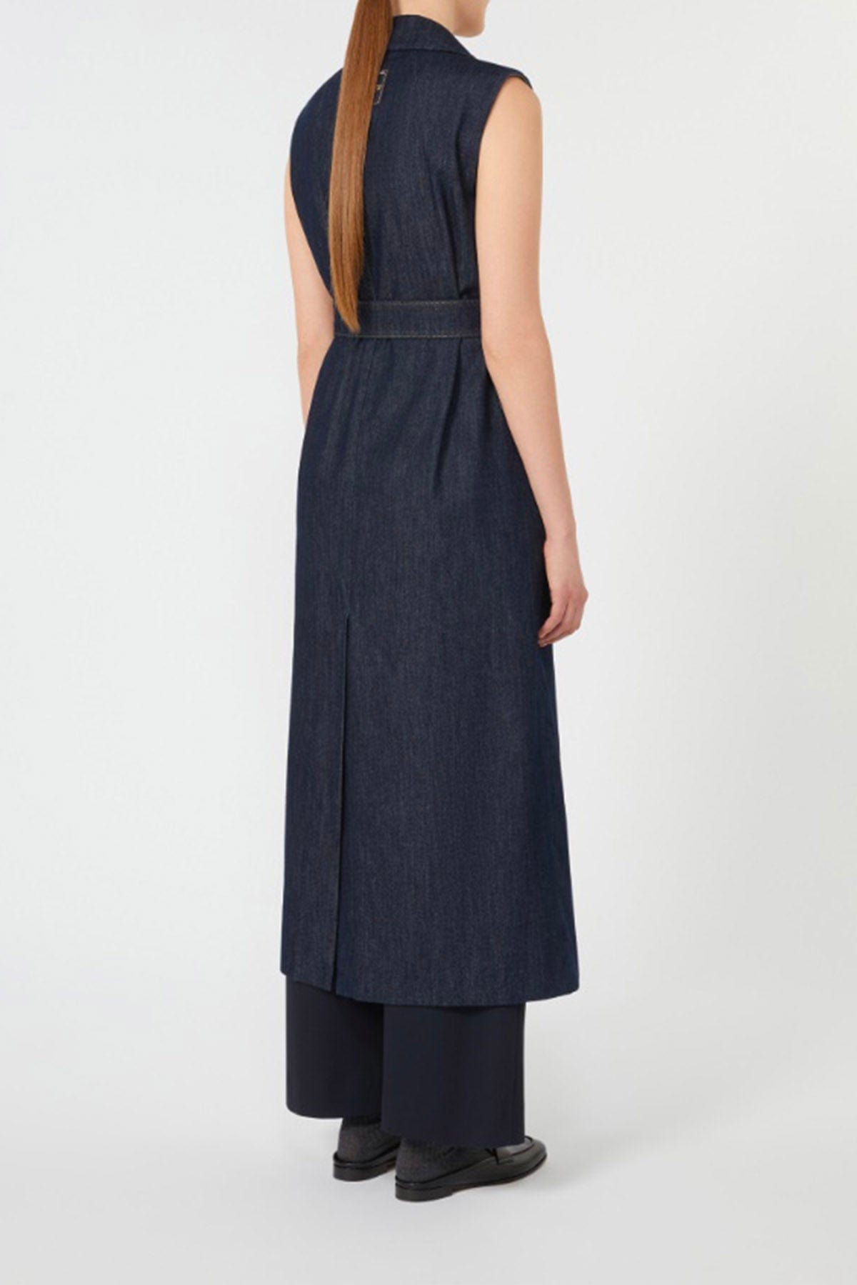 MAXMARA&#39;S BRANDS ABITO  Abito lungo in denim donna &#39;S Max Mara Greta