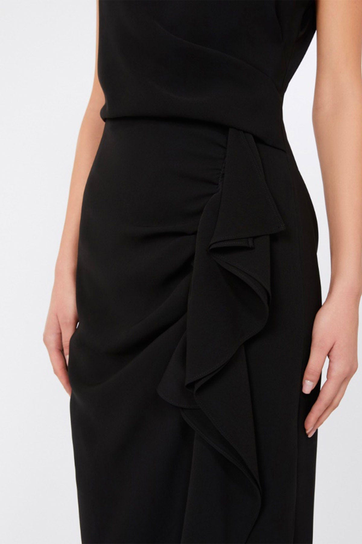MAXMARA&#39;S BRANDS ABITO  Abito midi nero donna Studio Max Mara Aia