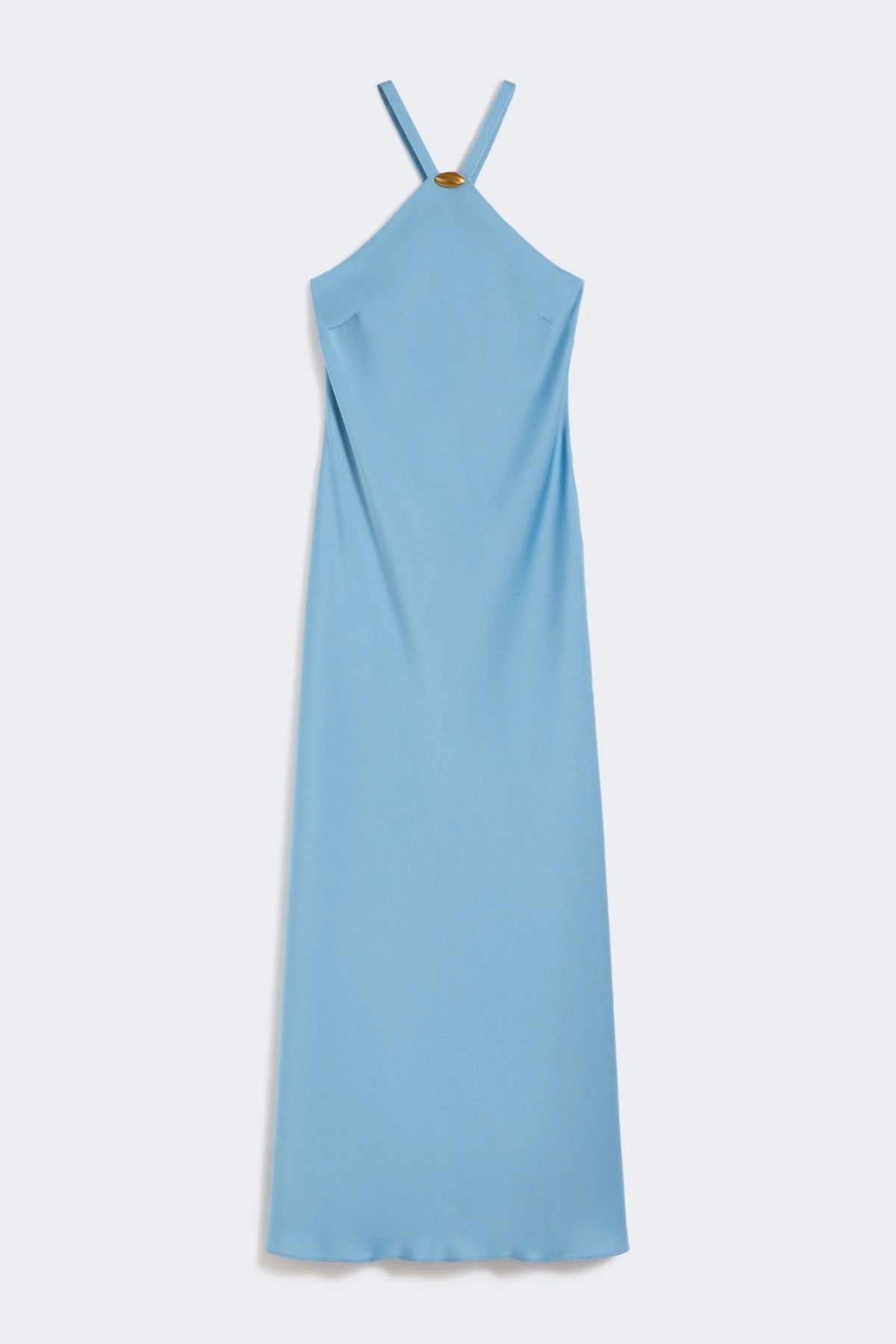MAXMARA'S BRANDS ABITO  AZZURRO / 34 Abito in satin leggero Max Mara Studio Elegante Mseghiotto