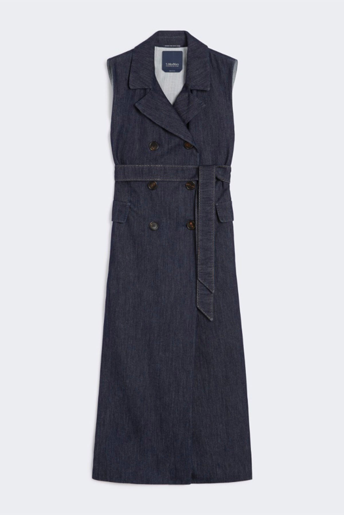 MAXMARA&#39;S BRANDS ABITO  BLU / 34 Abito lungo in denim donna &#39;S Max Mara Greta