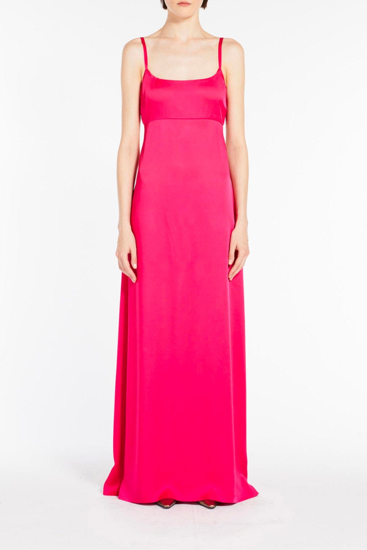 MAXMARA&#39;S BRANDS ABITO  FUXIA / 34 Abito lungo in crepe donna Dede Max Mara Studio