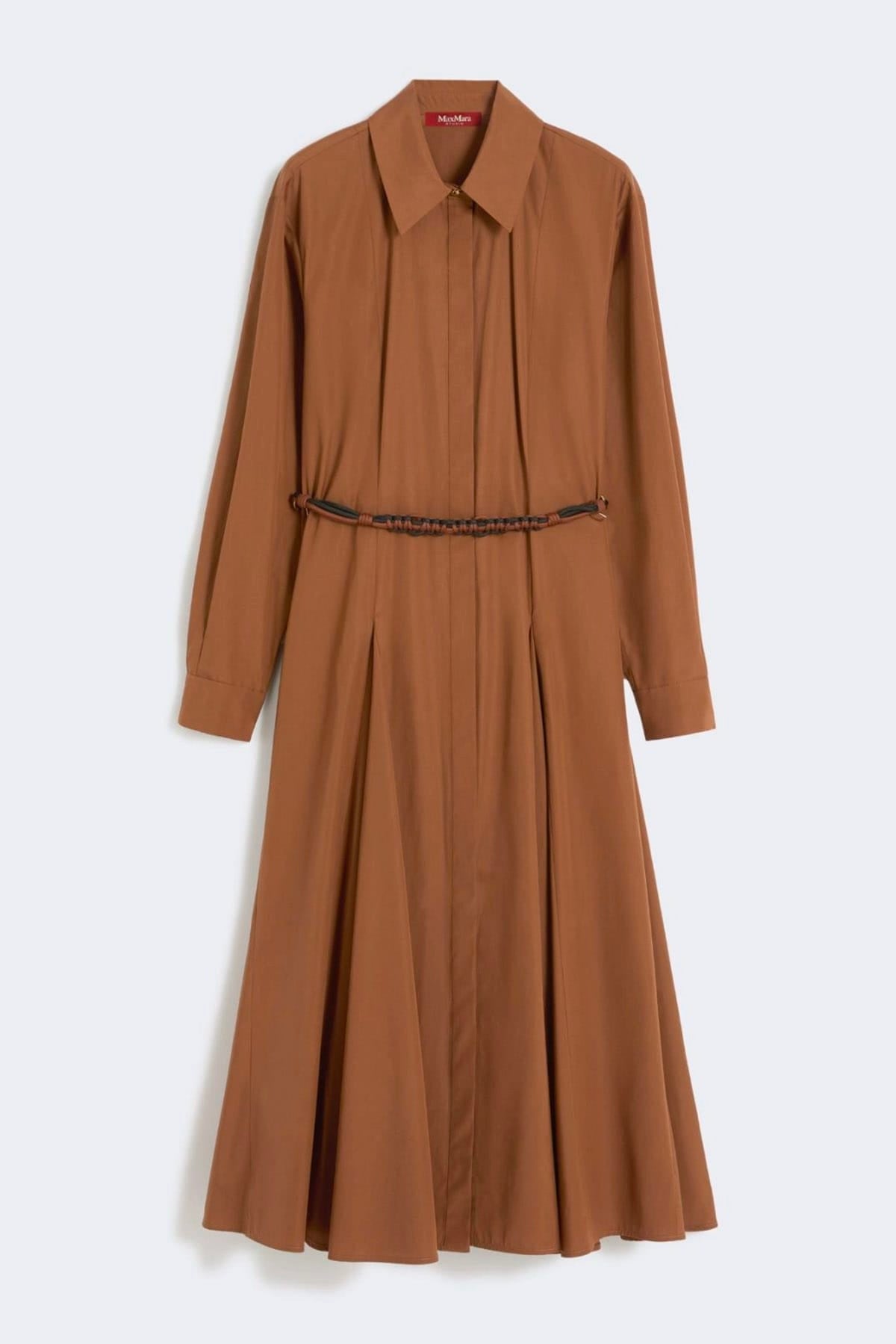 MAXMARA'S BRANDS ABITO  MARRONE COLONIALE / 34 Abito lungo donna Max Mara Studio Mstaffetto