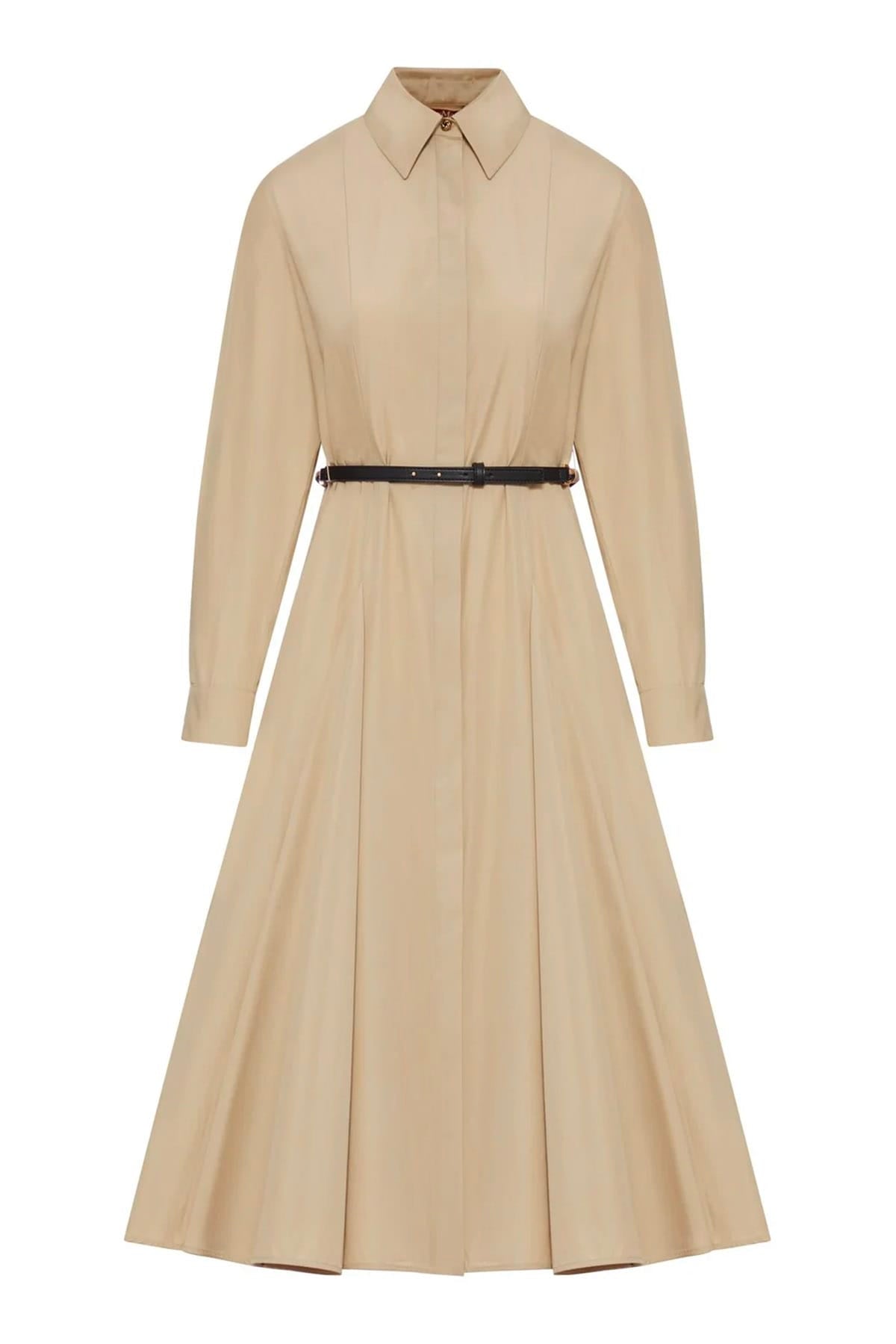 MAXMARA'S BRANDS ABITO  MARRONE COLONIALE / 34 Abito lungo donna Max Mara Studio Mstaffetto