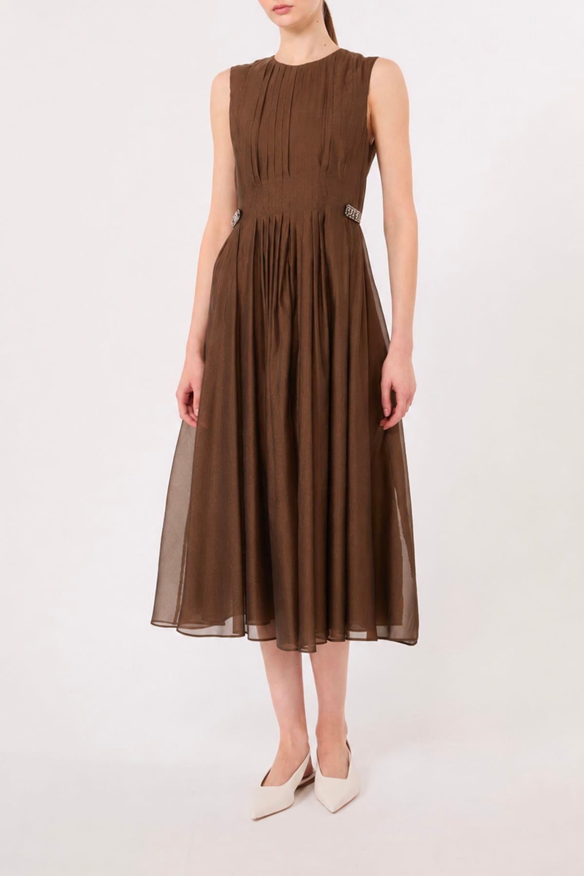 MAXMARA'S BRANDS ABITO  MIELE SCURO / 34 Abito lugo donna 'S Max Mara Stmwally