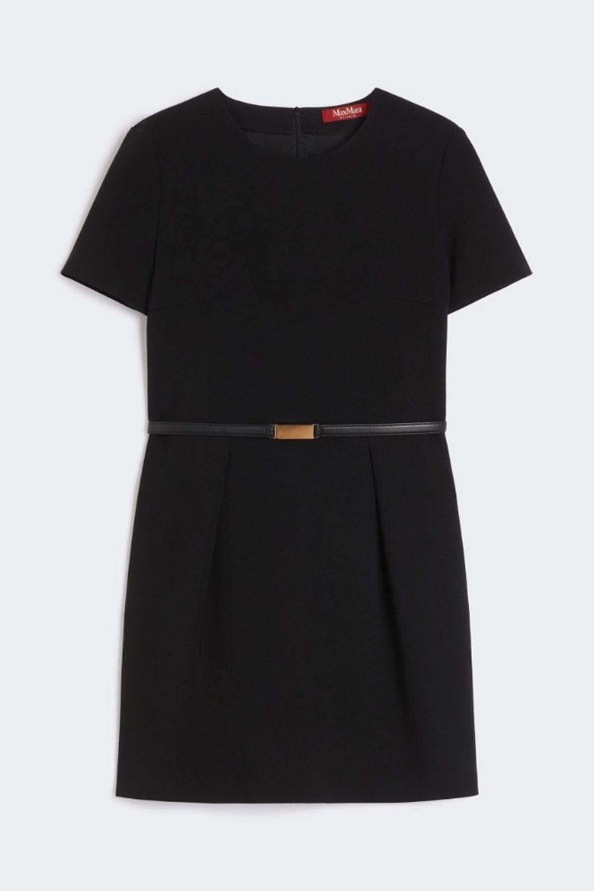 MAXMARA'S BRANDS ABITO  NERO / 34 Abito corto con cintura Studio Max Mara Kefalos