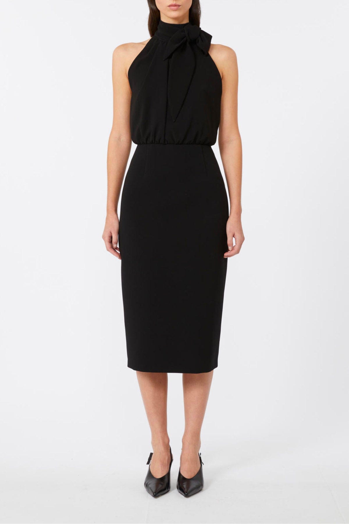 MAXMARA&#39;S BRANDS ABITO  NERO / 34 Abito lungo nero donna Studio Max Mara Sele