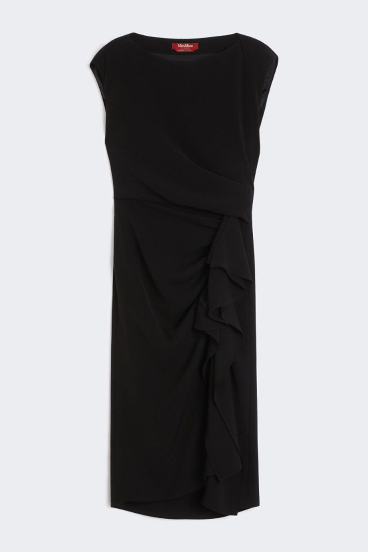 MAXMARA&#39;S BRANDS ABITO  NERO / 34 Abito midi nero donna Studio Max Mara Aia