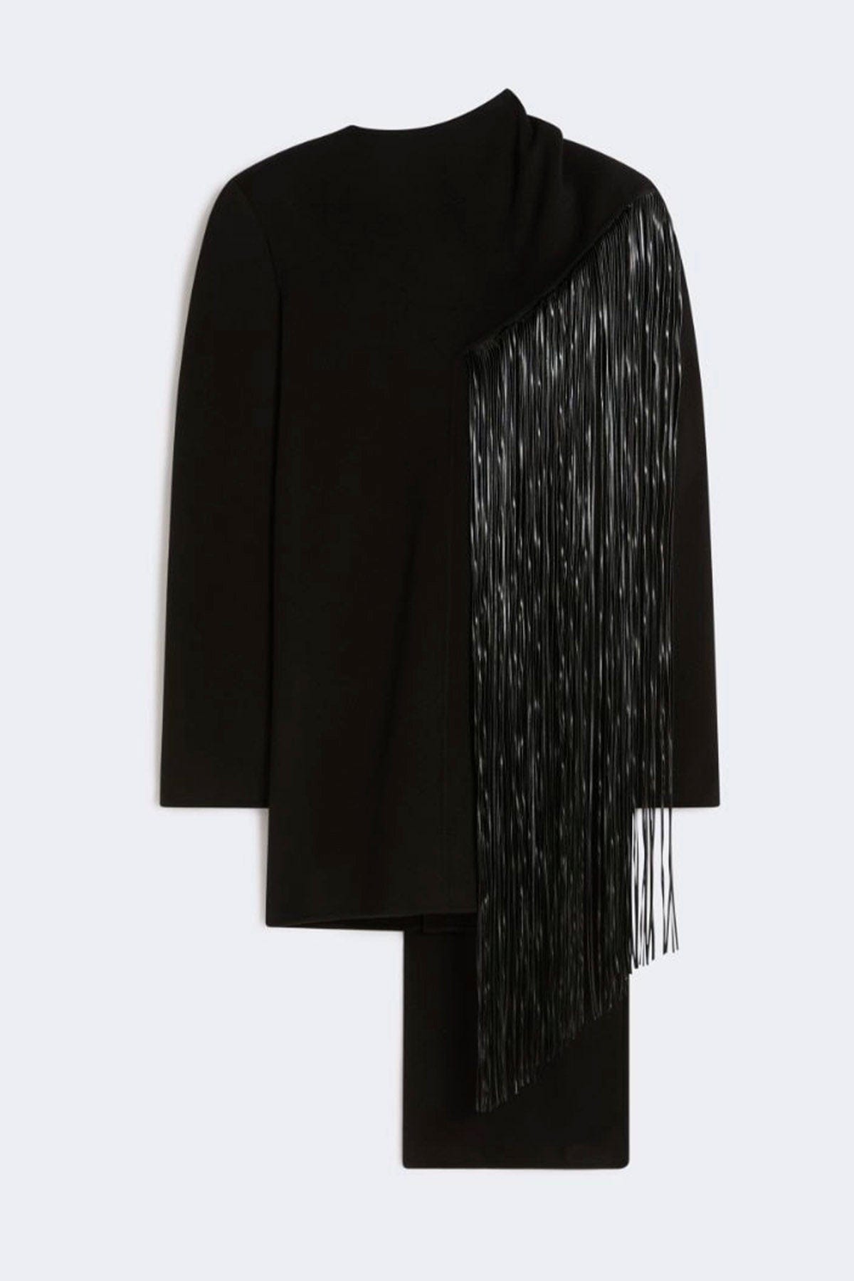 MAXMARA'S BRANDS ABITO  NERO UNITO / 34 Abito in lana lungo nero donna Sportmax Epopea