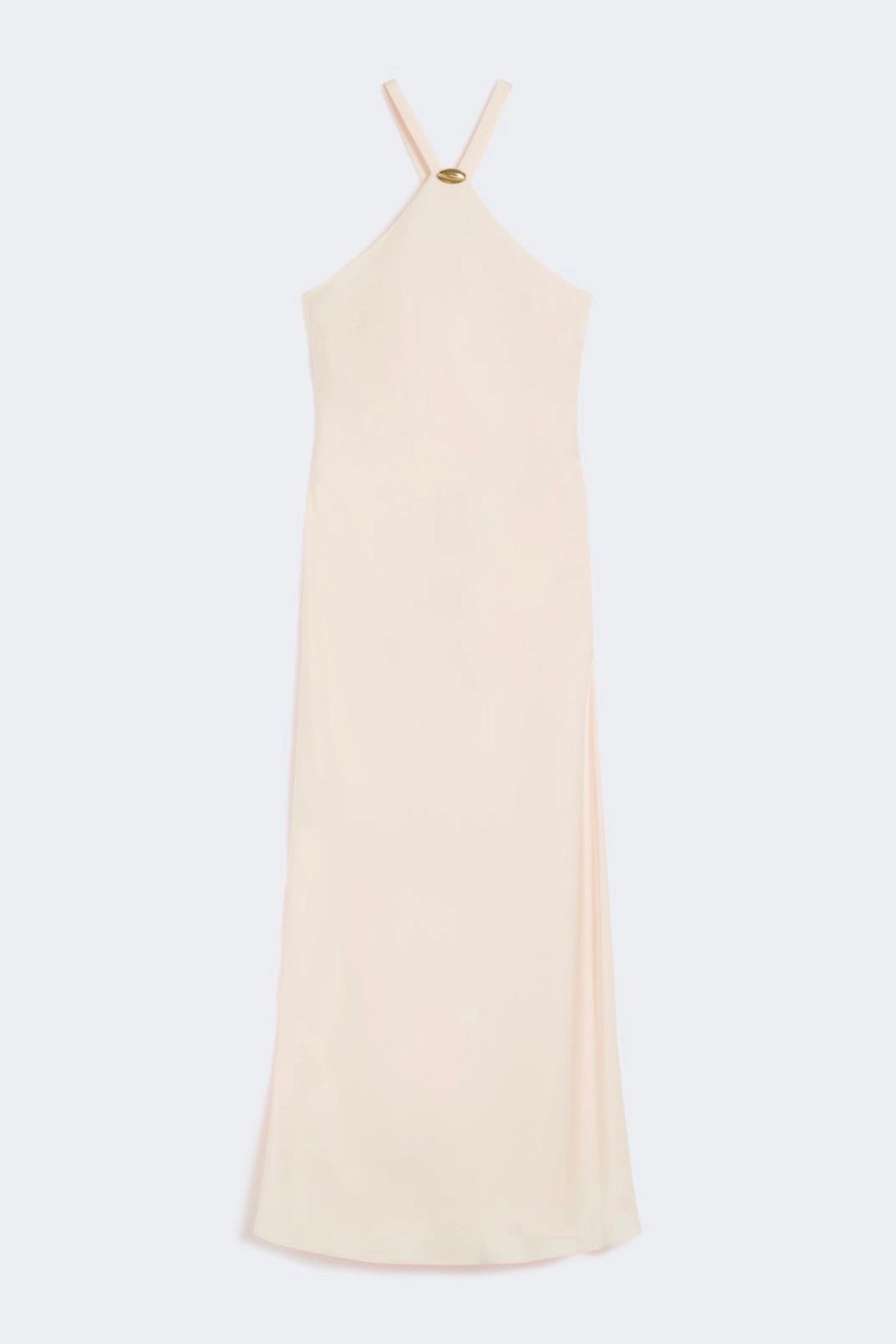 MAXMARA'S BRANDS ABITO  ROSA CIPRIA / 34 Abito in satin leggero Max Mara Studio Elegante Mseghiotto