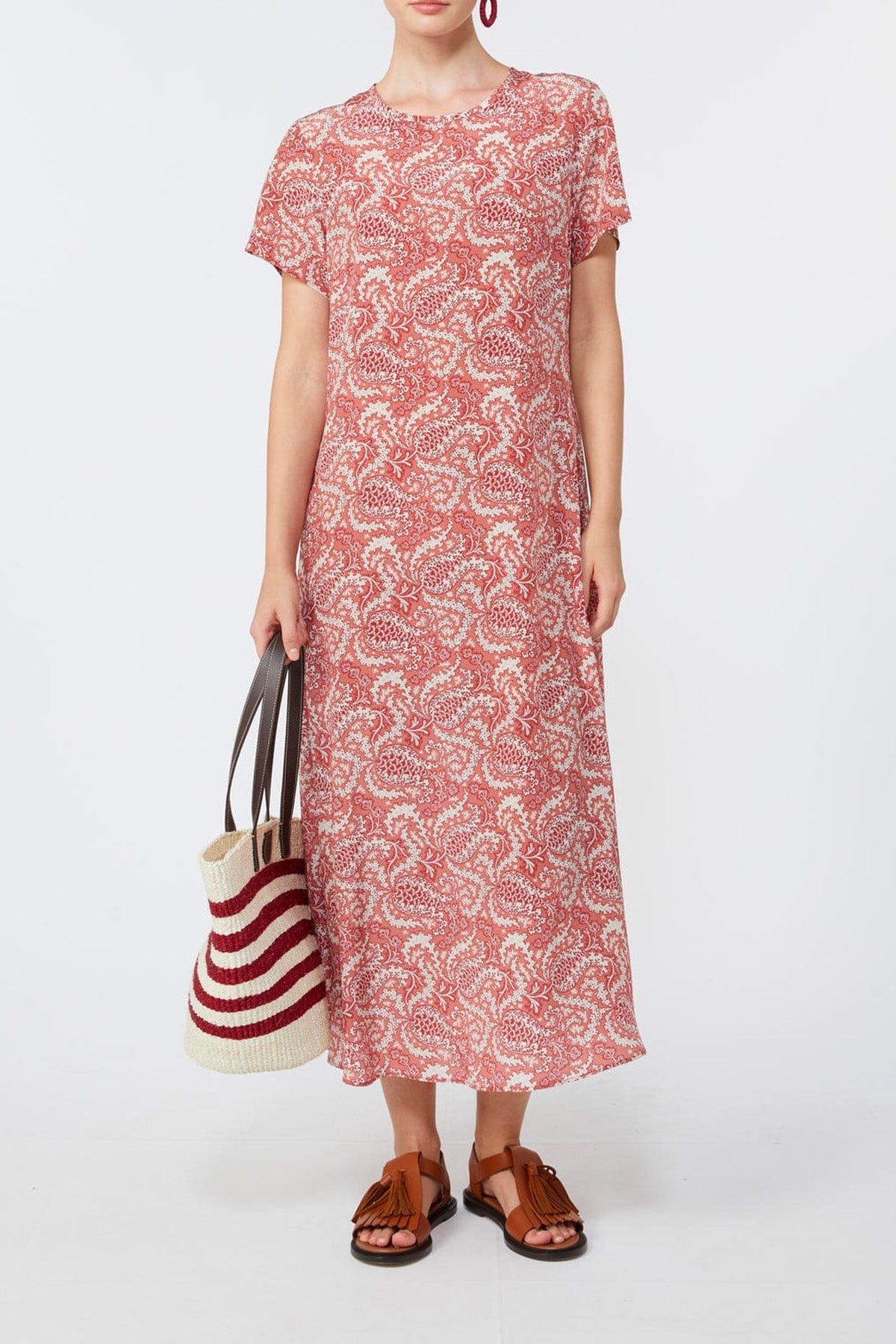 MAXMARA'S BRANDS ABITO  ROSSO IBIZA / 34 Vestito in seta donna Max Mara Weekend Wkdcrespo