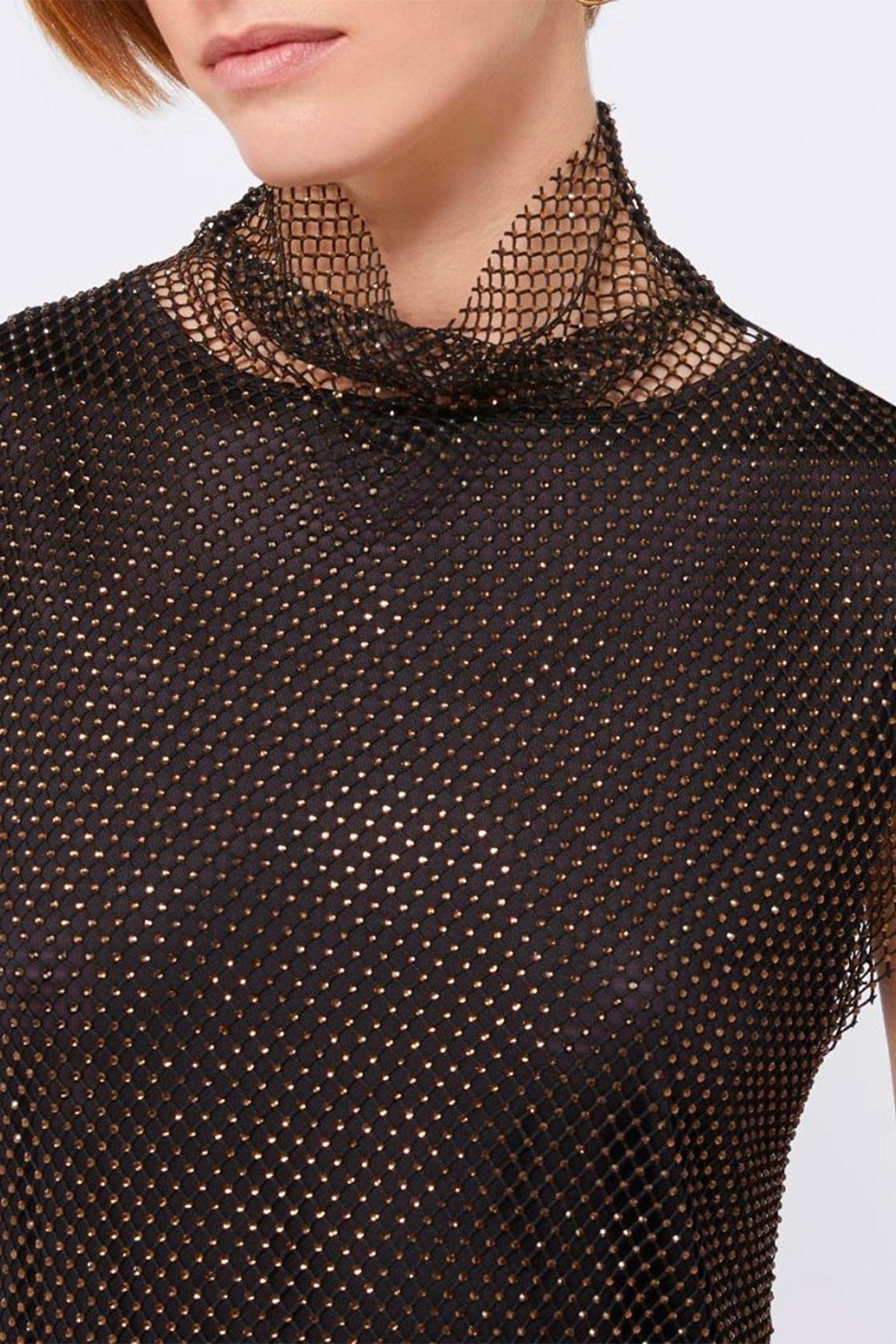 MAXMARA&#39;S BRANDS ABITO/TUTA IN JERSEY  Abito con strass corto donna Sportmax Empoli