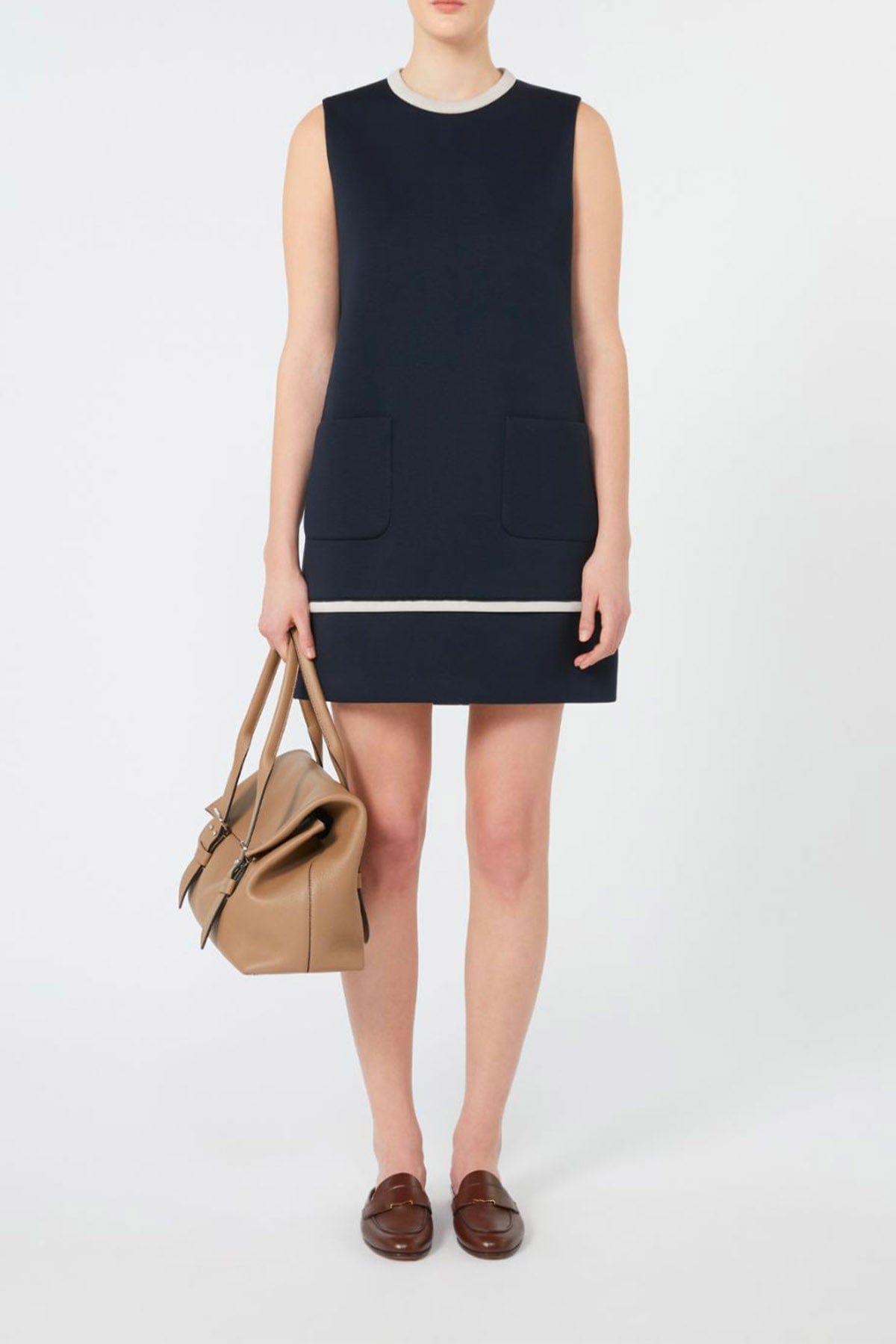 MAXMARA&#39;S BRANDS ABITO/TUTA IN JERSEY  Abito corto blu donna Max Mara &#39;S Lago