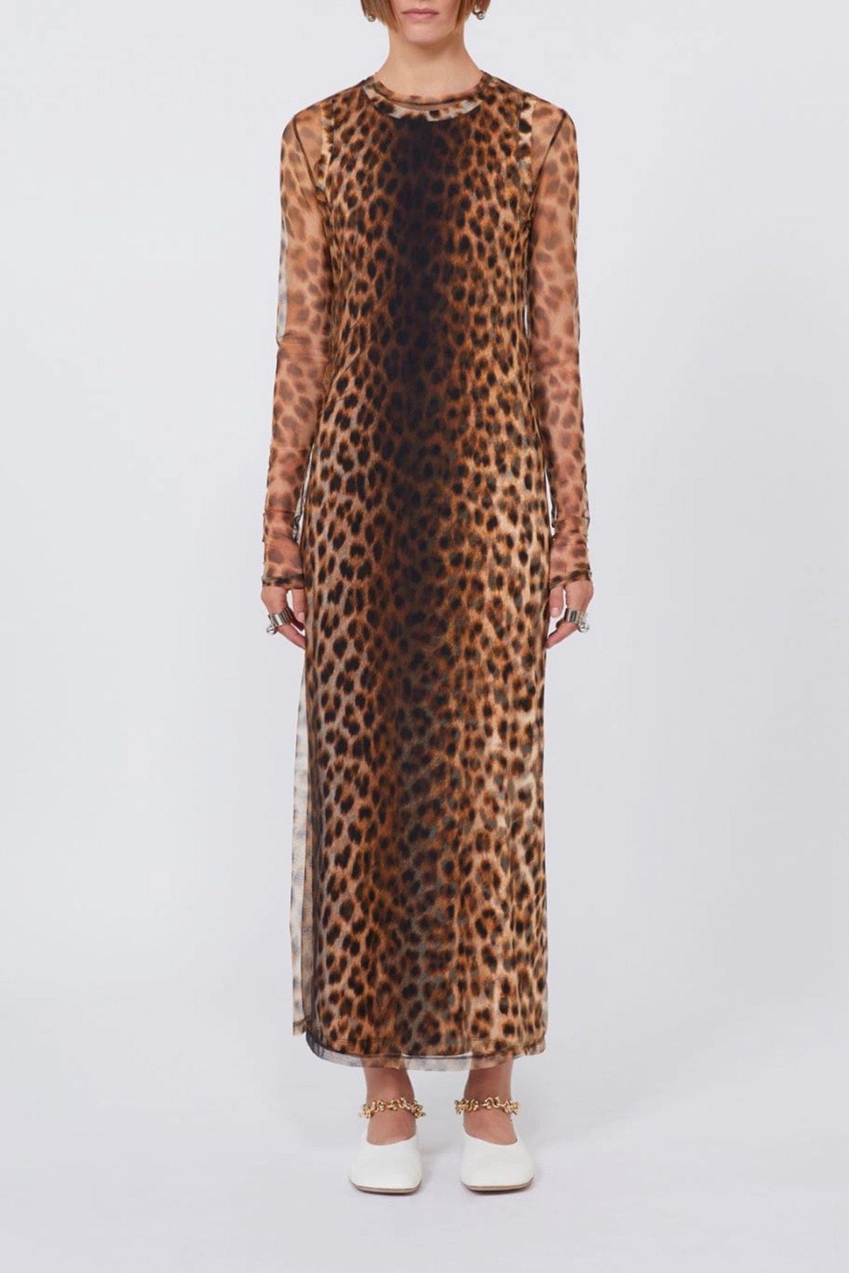 MAXMARA'S BRANDS ABITO/TUTA IN JERSEY  ANIMALIER / XXS Abito in Jersey donna Sportmax Spxesordio