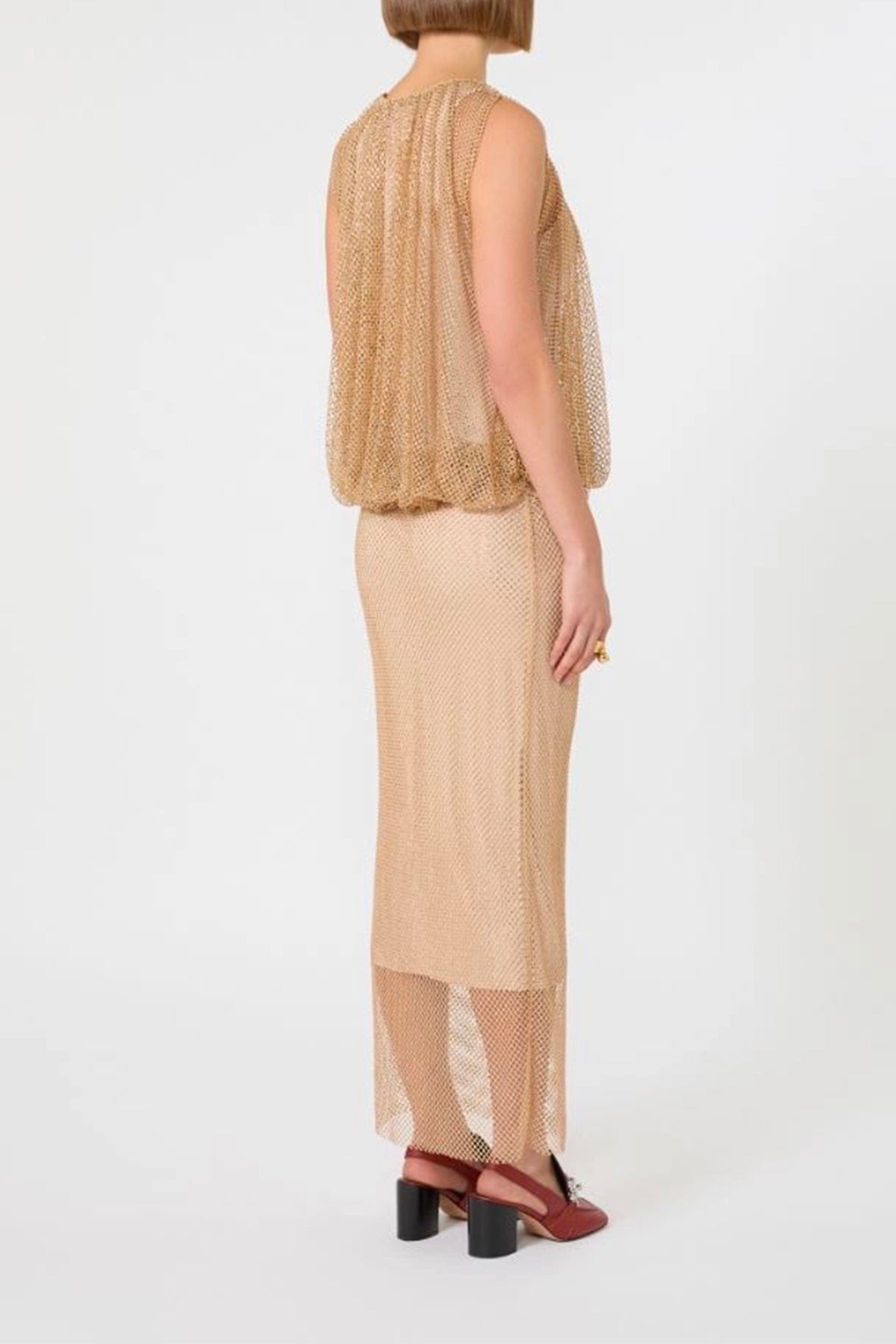 MAXMARA'S BRANDS ABITO/TUTA IN JERSEY  Abito in rete con strass Sportmax Spxpappa