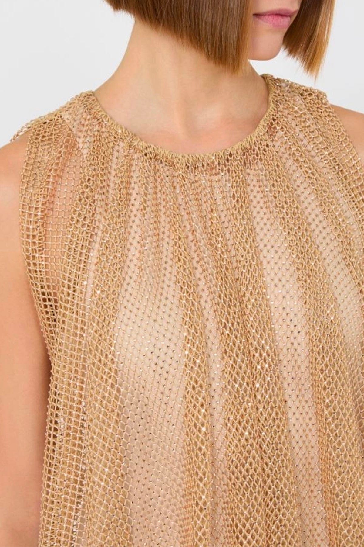 MAXMARA'S BRANDS ABITO/TUTA IN JERSEY  Abito in rete con strass Sportmax Spxpappa