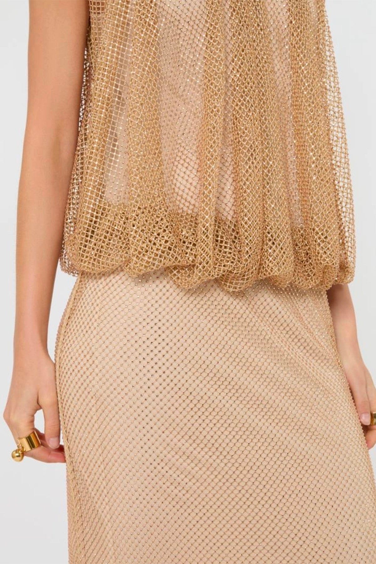 MAXMARA'S BRANDS ABITO/TUTA IN JERSEY  Abito in rete con strass Sportmax Spxpappa