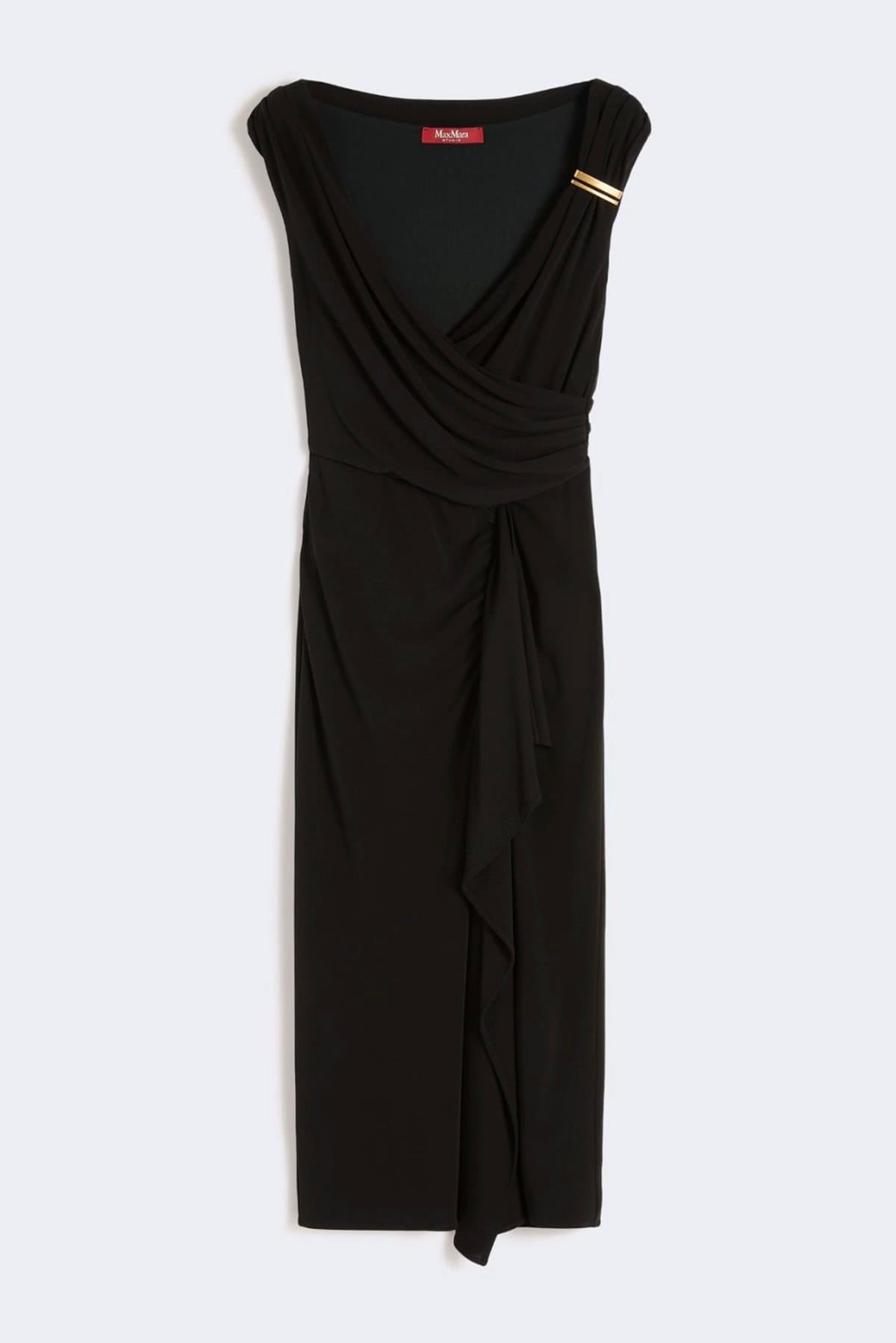 MAXMARA'S BRANDS ABITO/TUTA IN JERSEY  VERDE MILITARE / XXS Vestito Verde lungo donna Max Mara Studio Mstaureo