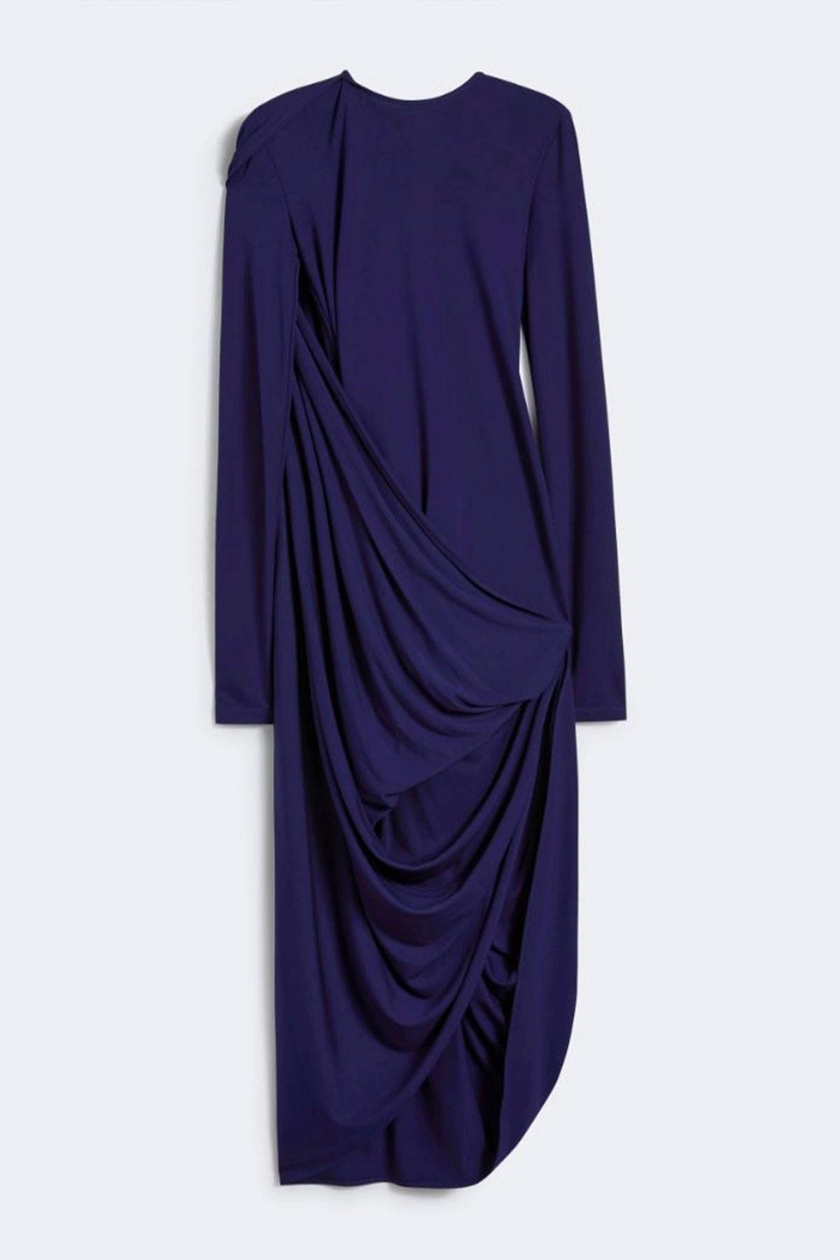 MAXMARA'S BRANDS ABITO/TUTA IN JERSEY  VIOLA SCURO / XXS Abito in jersey lungo Sportmax Ariete1234