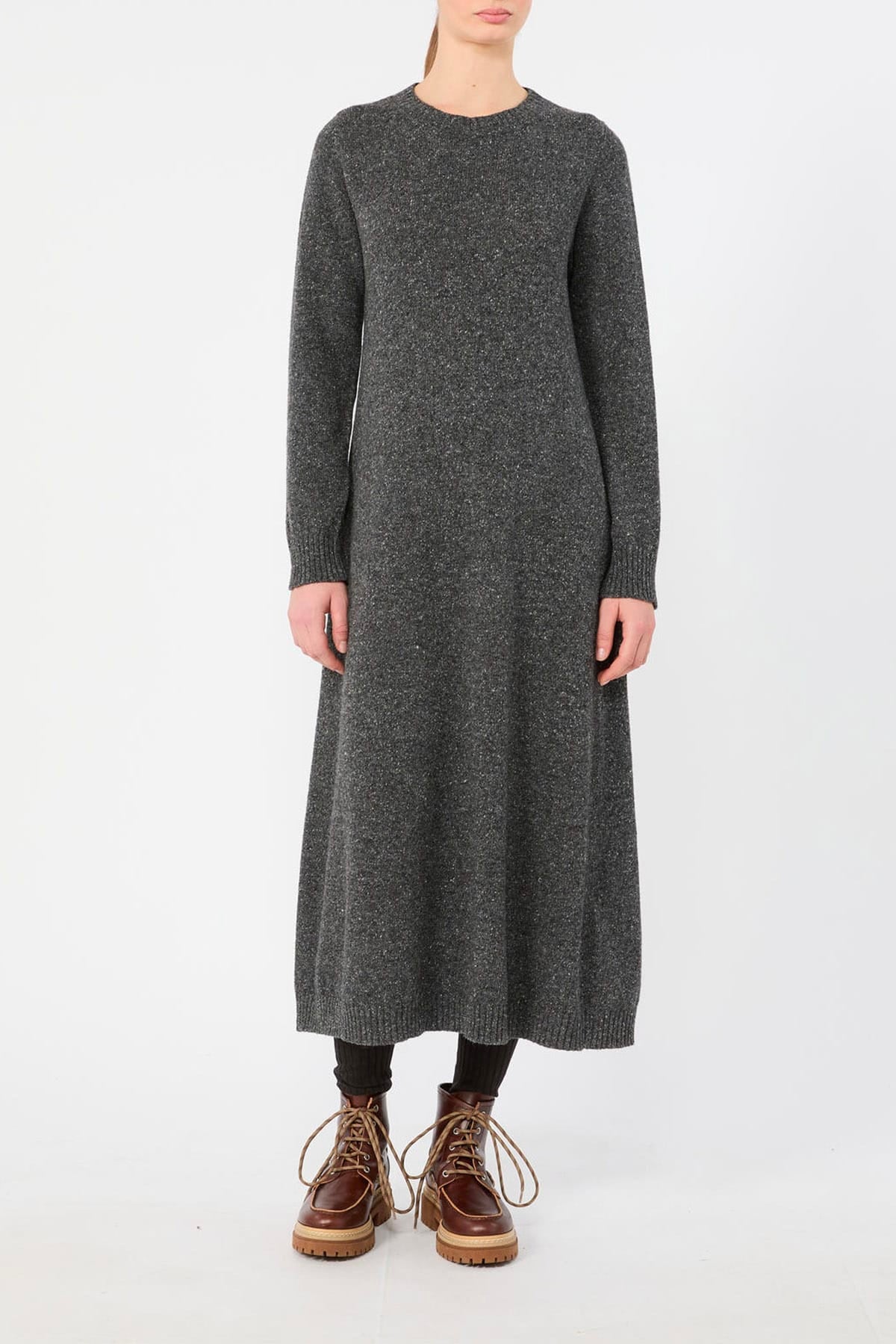 MAXMARA'S BRANDS ABITO/TUTA IN MAGLIA  GRIGIO ANTRACITE / XXS Abito in maglia donna Max Mara Weekend Wkdgoccia