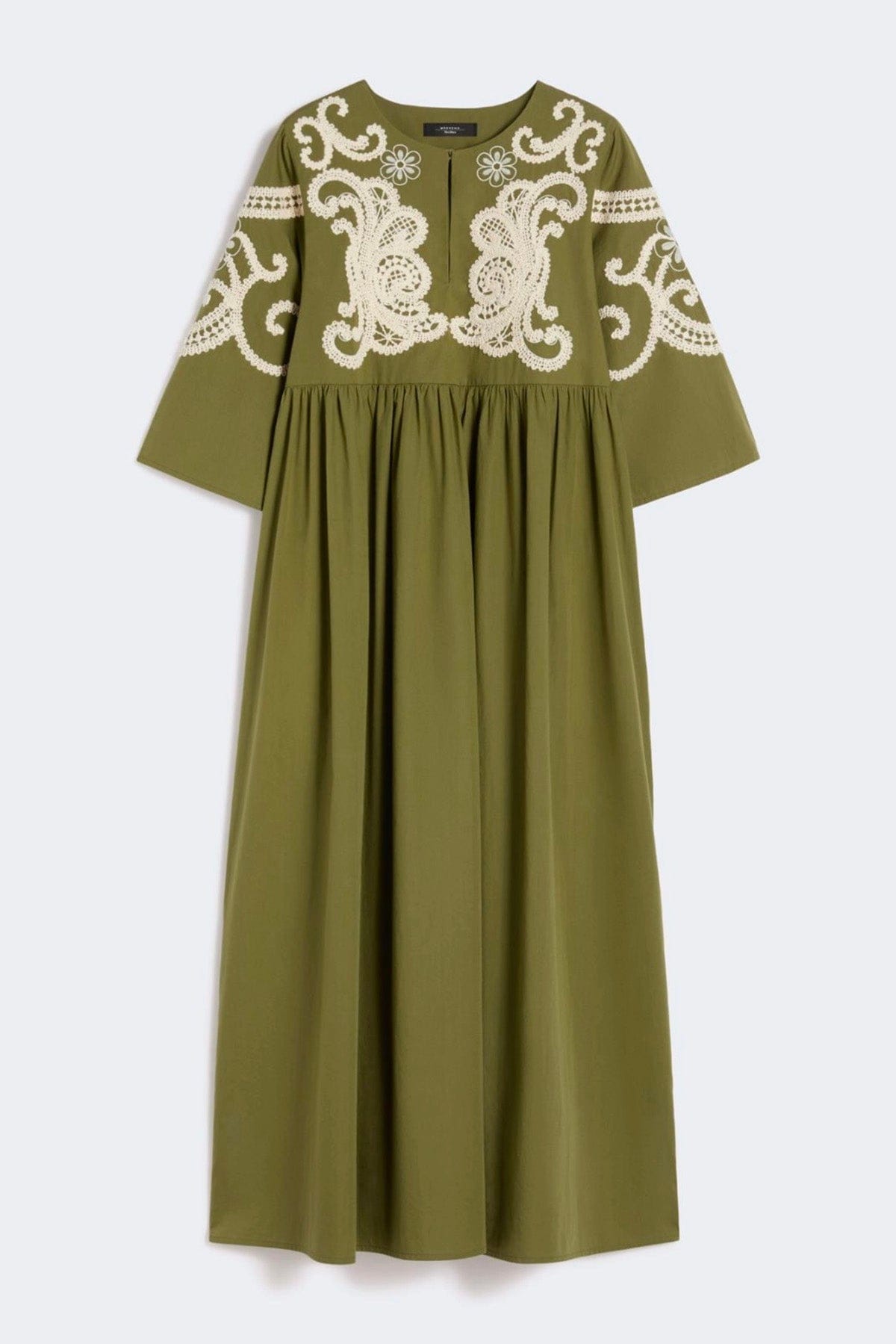 MAXMARA'S BRANDS ABITO  VERDE / 34 Vestito lungo ricamato Weekend Max Mara Wkdtilde